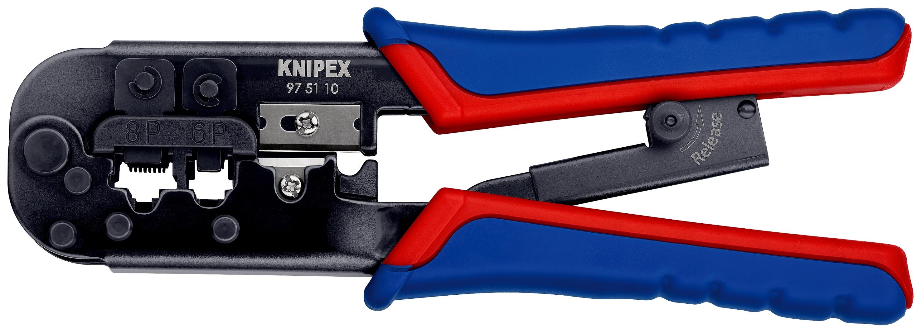 Knipex Crimpzange Für Westernstecker - Netzwerkzubehoer 97 51 10