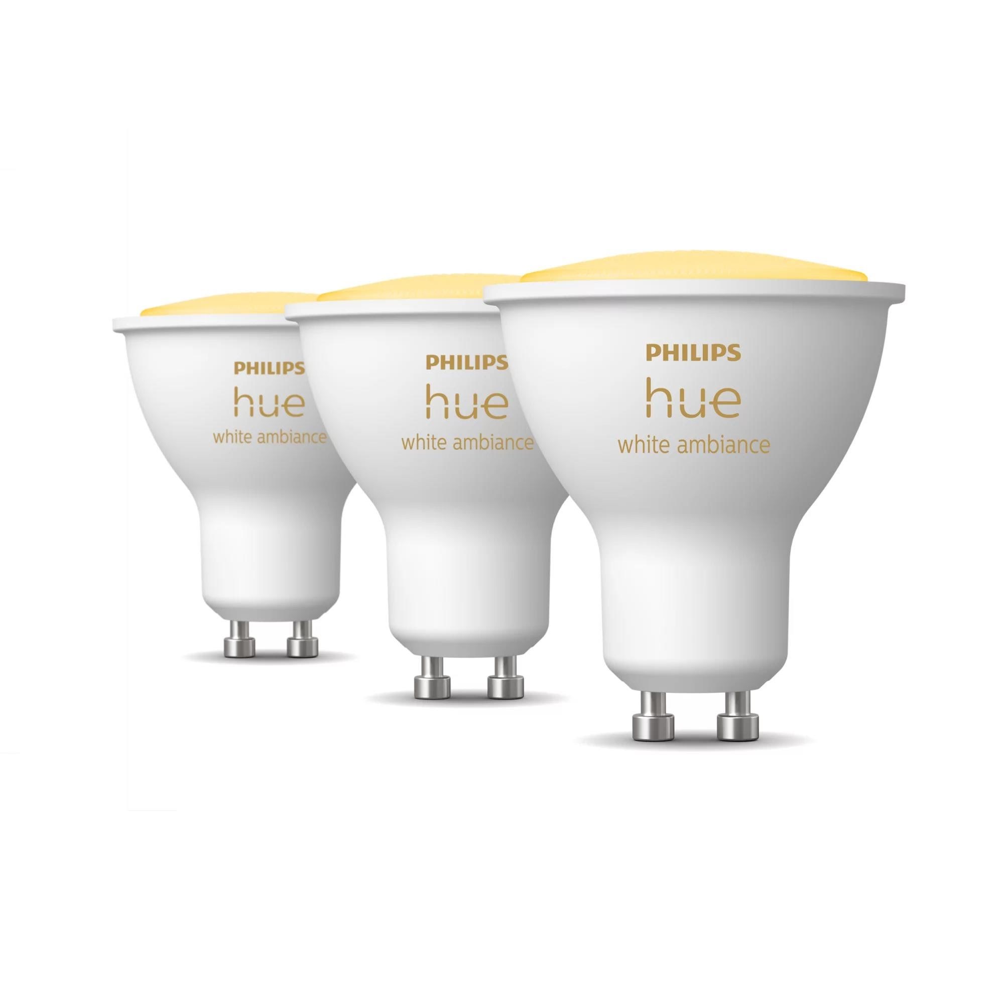 Philips Hue White Ambiance Gu10 Spotlight - 3-pack - Smart Home 929001953312
