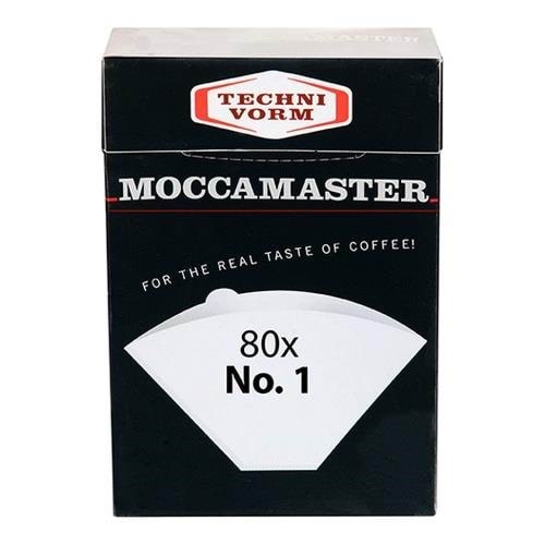 Moccamaster Filter Size. 1 - 80 Pcs - Kaffeezubereitung Schwarz 8712072850903