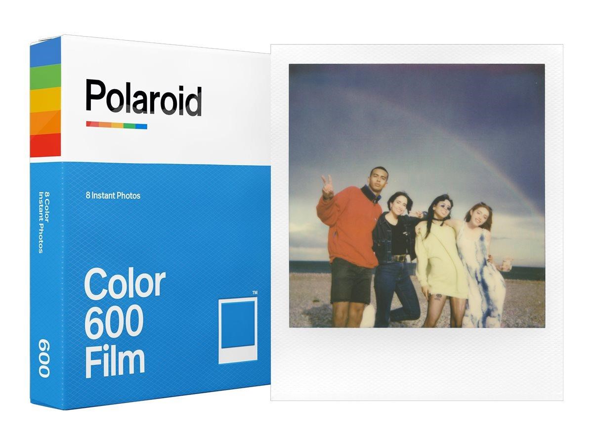 Polaroid Color Film 600 Type (8 Exposures) - White Frame - Photo Film
