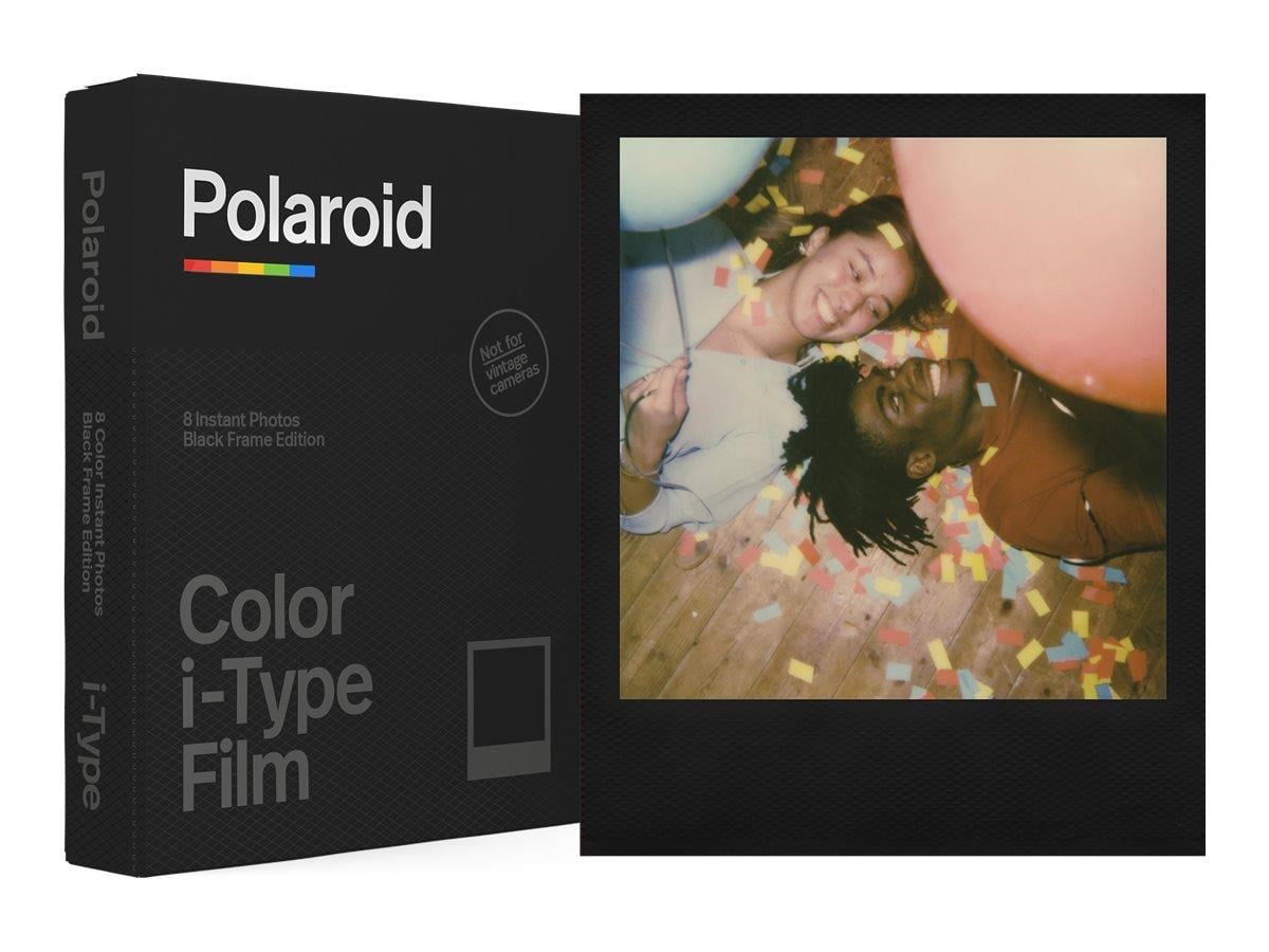 Polaroid Color Film I-type (8 Exposures) - Black Frame - Photo Film 006019