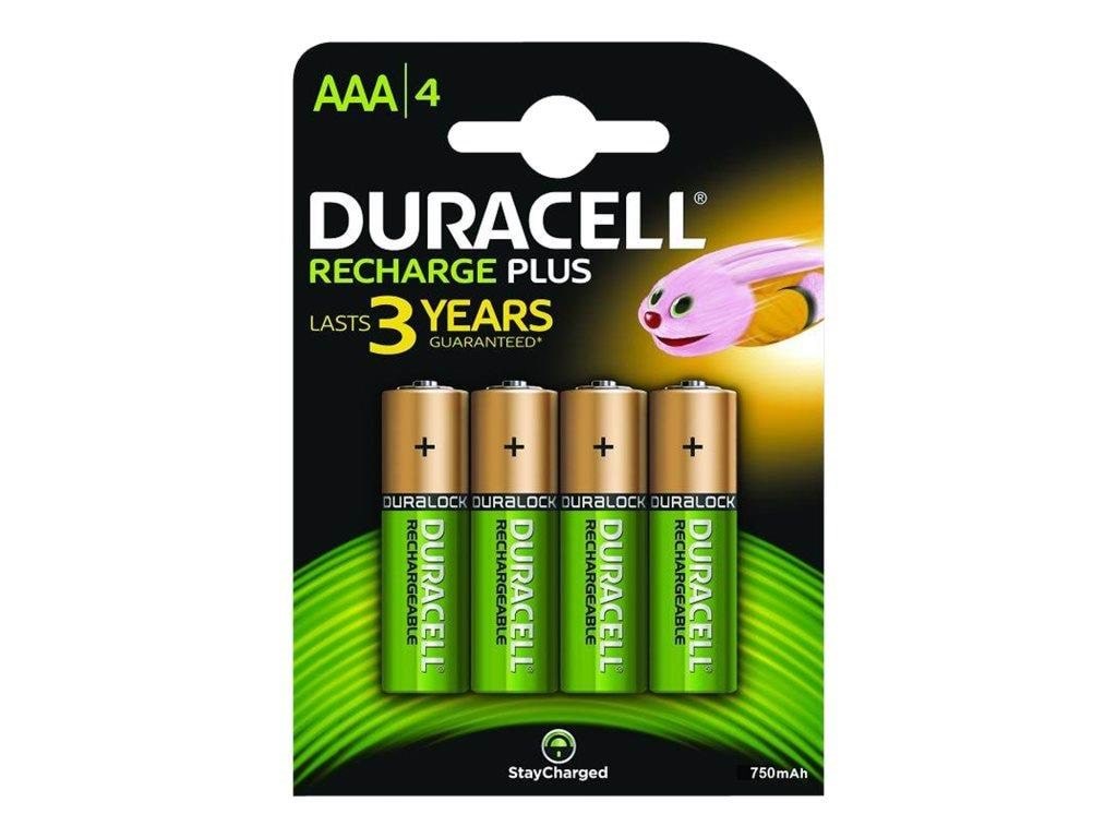 Duracell Recharge Plus Nimh 750mah Rechargeable Aaa Battery 1.2V - Batterien Und Akkus