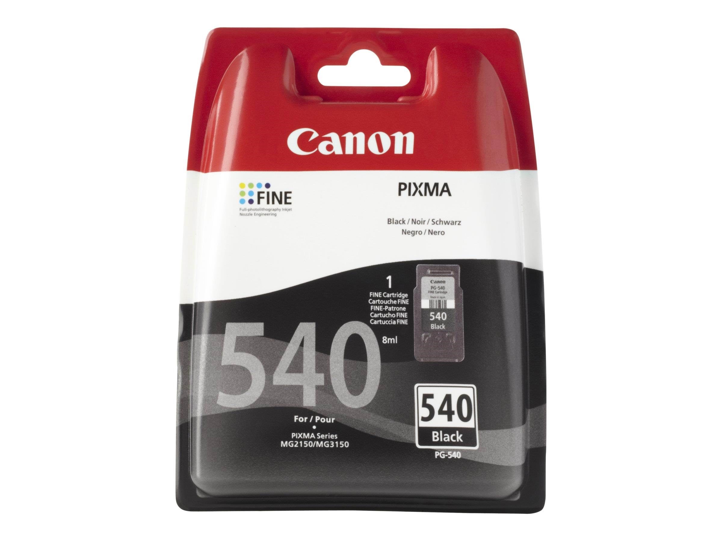 Canon Pg-540 / 5225b001 Black - Druckerzubehoer Tinte Toner Schwarz