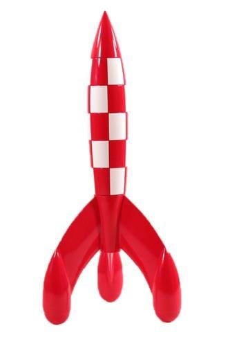 Moulinsart - Tintin Moon Rocket 30 cm - Figur - Merchandise