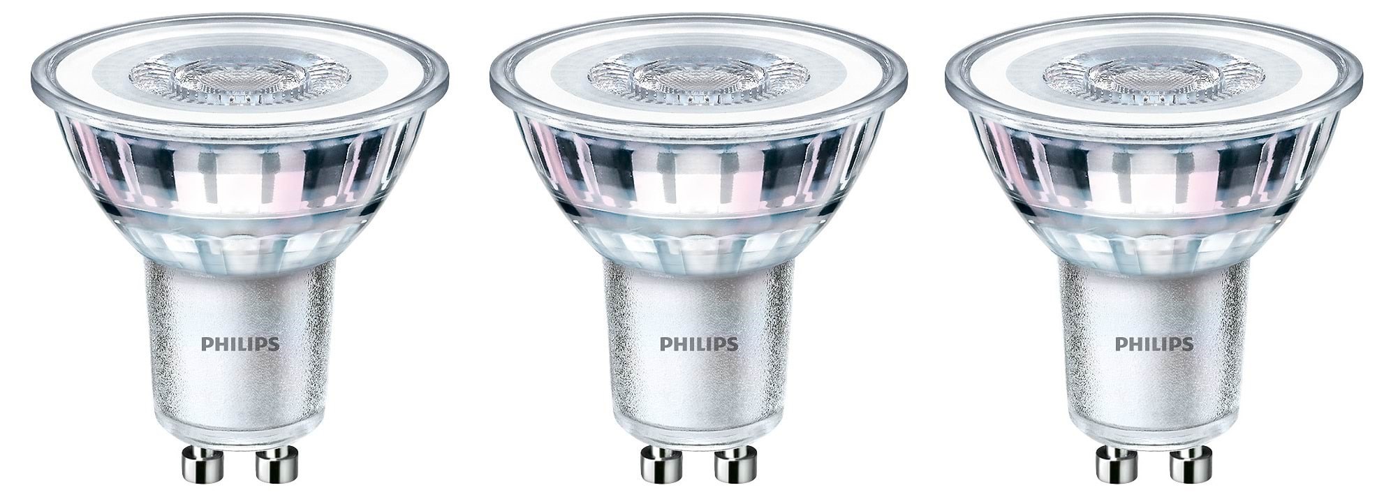 Philips Led-lampe Sceneswitch 4.8W (50w) 822-827 36° 3-pack Gu10 - Led Birnen