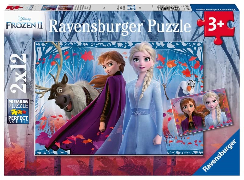 Ravensburger Frozen 2: Journey Into The Unknown 2x12p 2D Puzzles 10105009