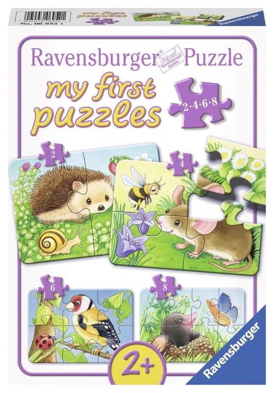 Ravensburger Sweet Garden Residents 2/4/6/8p - Puzzle 10106952