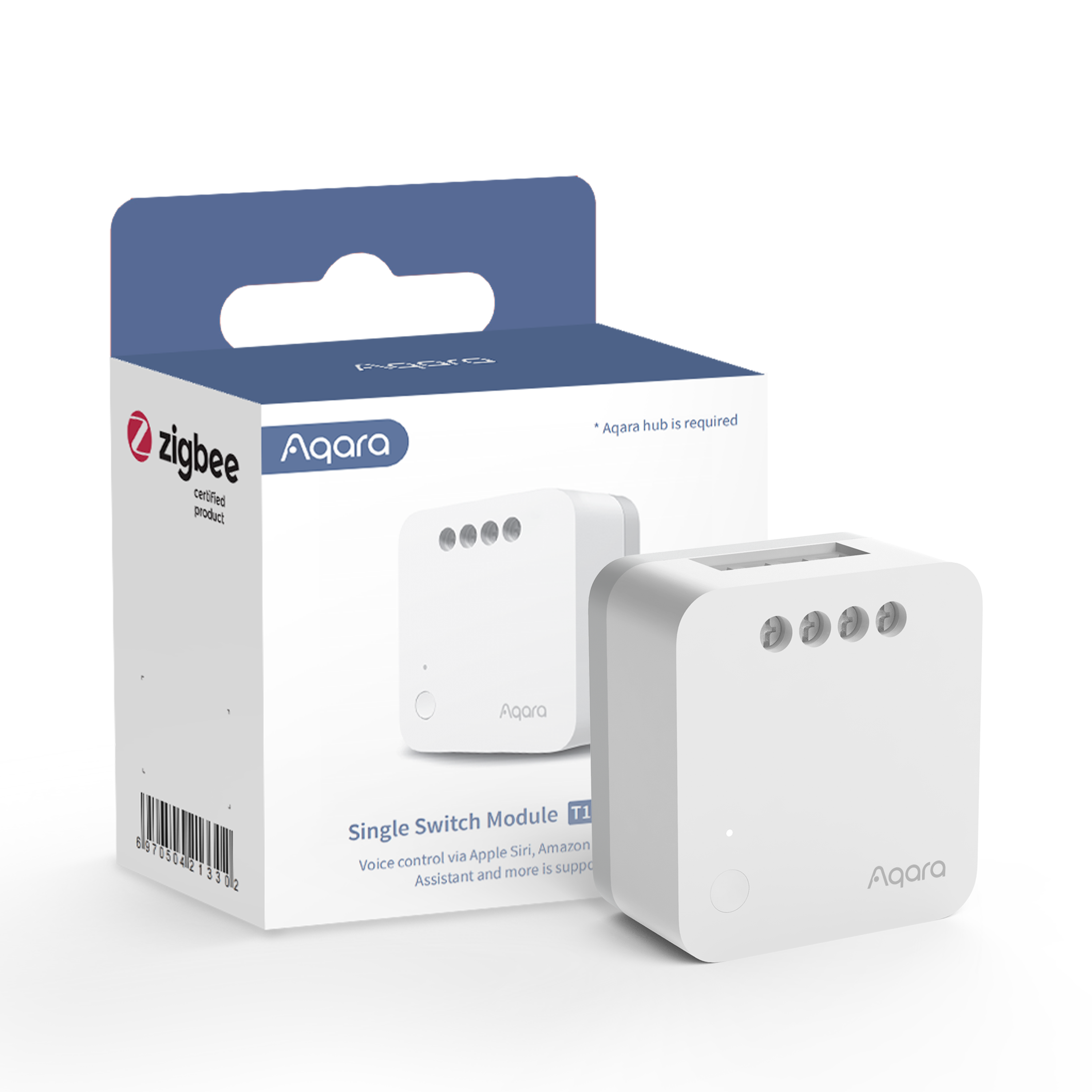 Aqara Single Switch Module T1 (No Neutral) - Smart Home