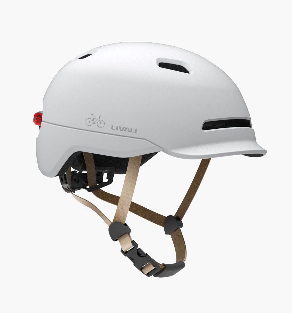 Livall C20 Smart Commuter Helmet - Large - White - Elektroroller 73940025