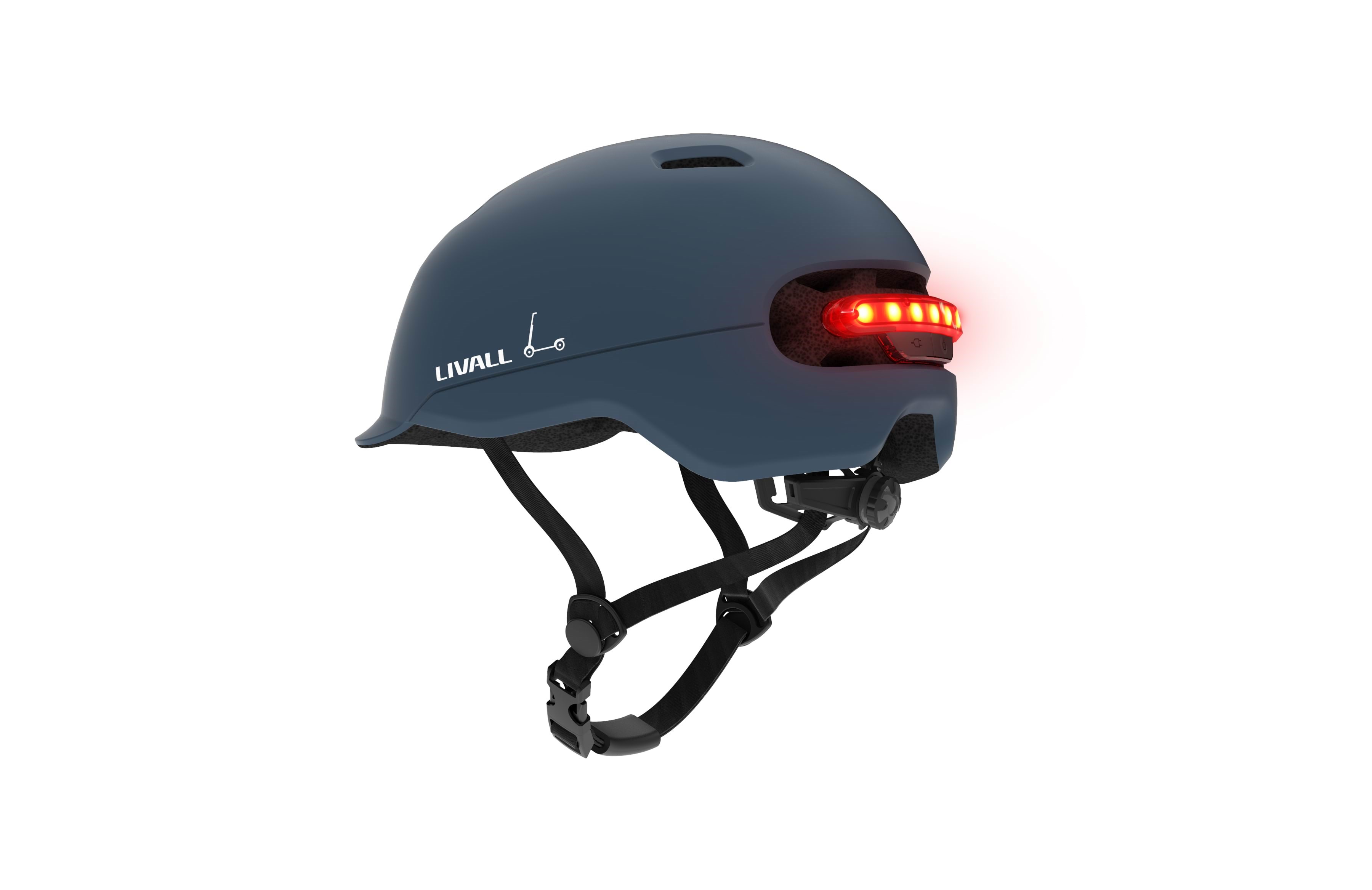 Livall C20 Smart Commuter Helmet - Medium - Blue - Elektroroller 73940028