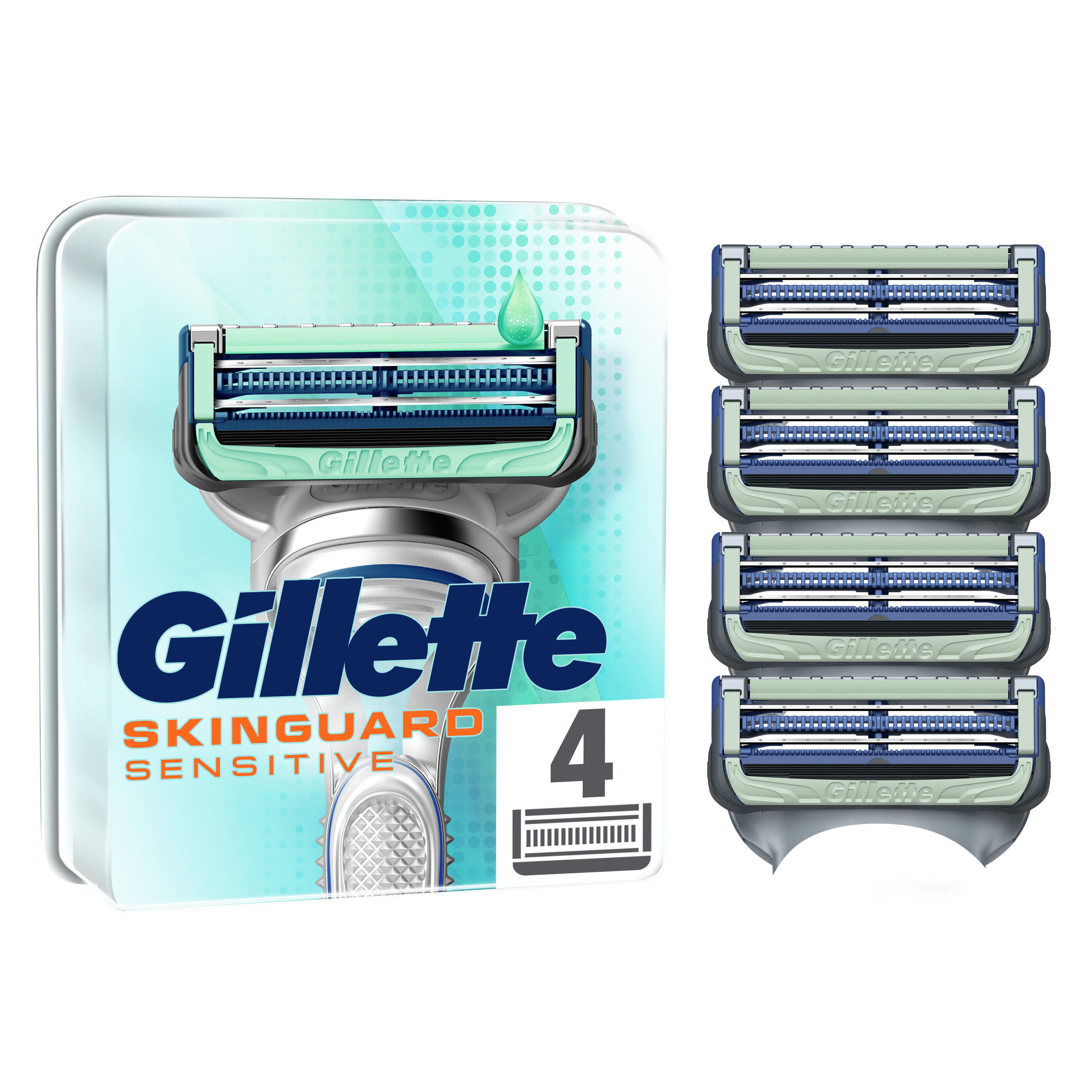 Gillette Skinguard Sensitive 4 Pcs - Rasierausstattung