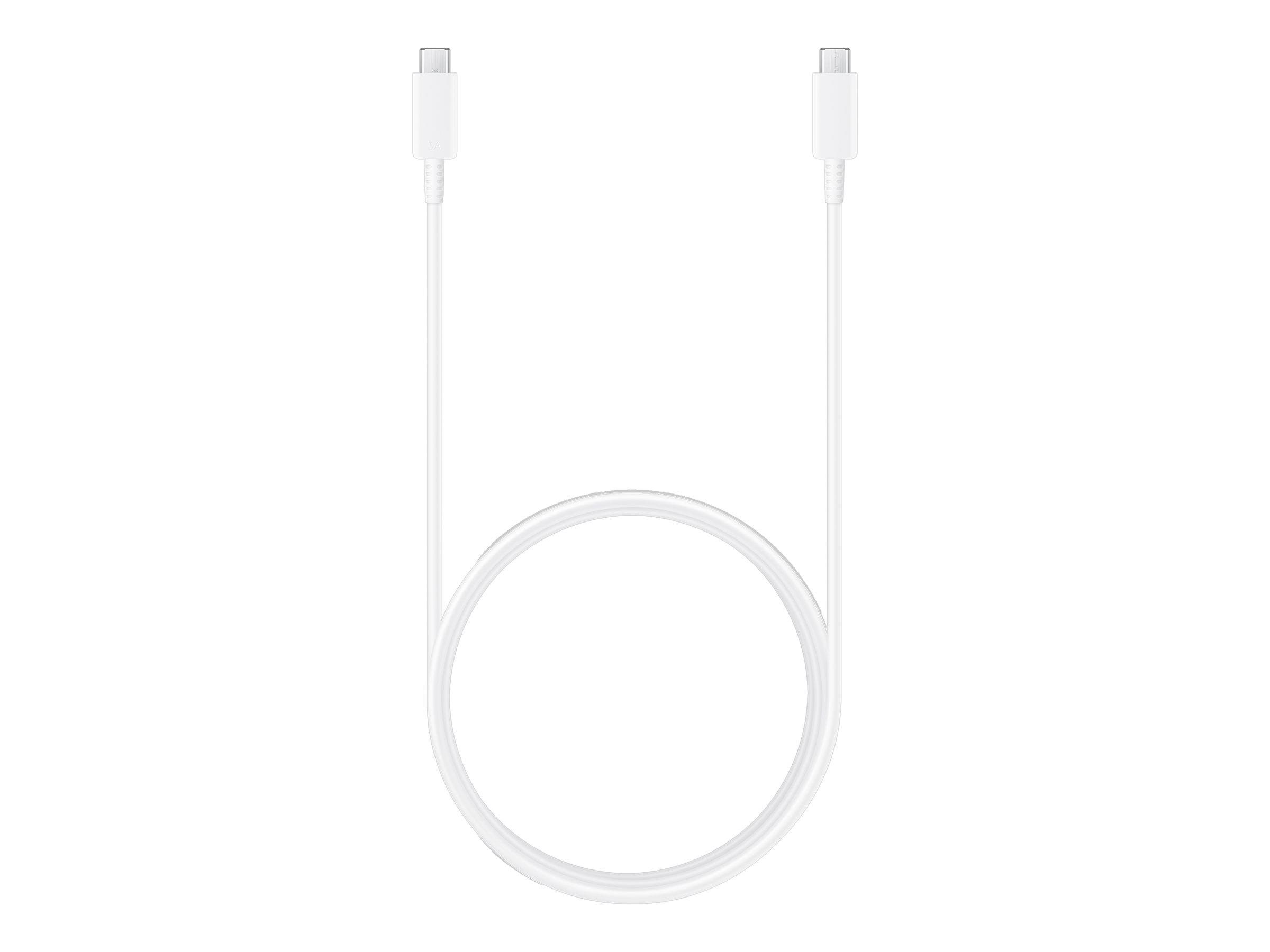 Samsung 1.8m Cable (5A) - White - Usb Kabel Weiß Ep-dx510jwegeu