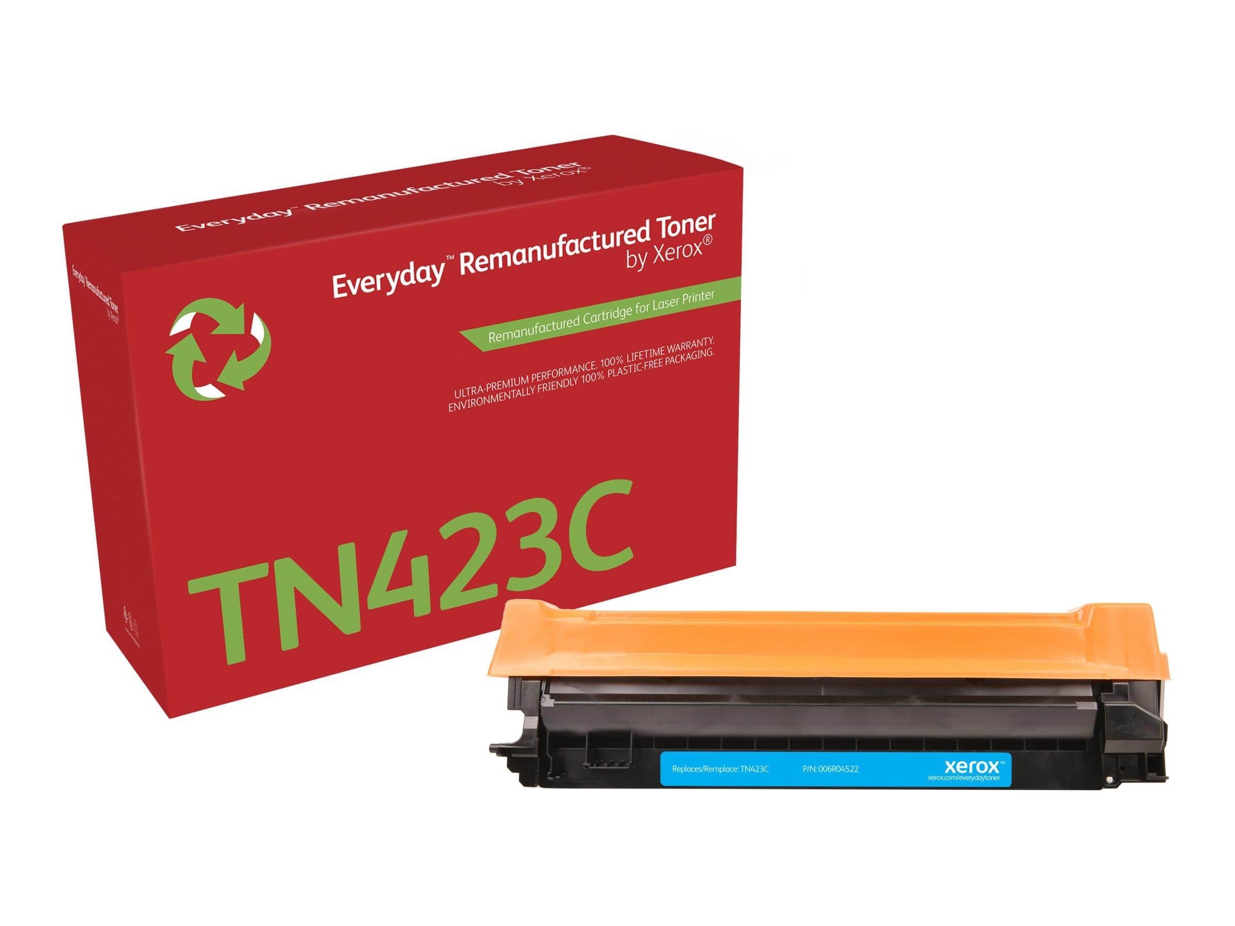 Xerox Everyday Toner Cartridge - Cyan | High Capacity | Up to 4000 Pages | Remanufactured - Druckerzubehoer Tinte Toner