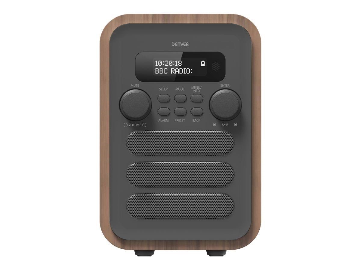 Denver Dab-48grey - Dab/dab+/FM - Dab Netzwerk Und Radiowecker