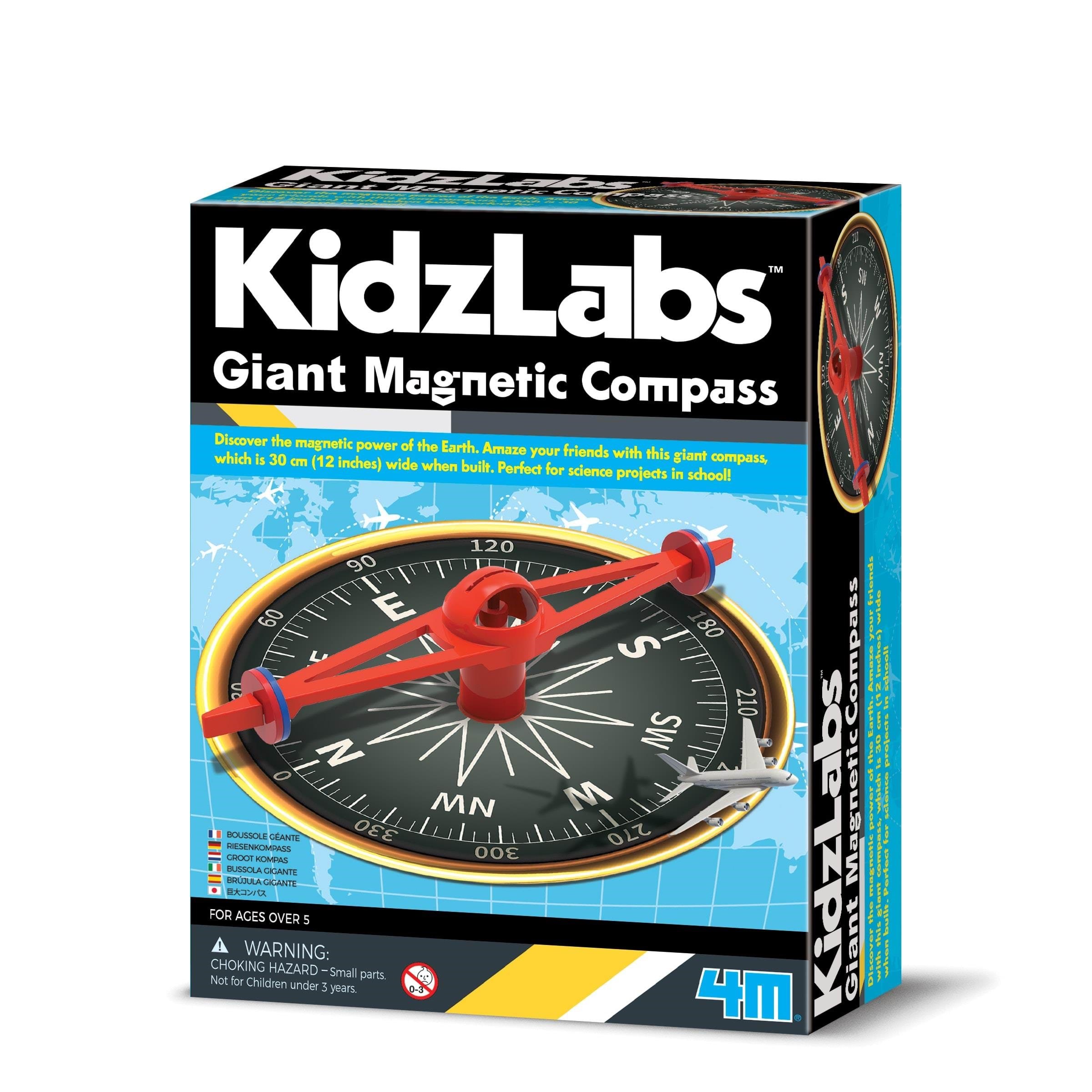 4M Kidzlabs / Giant Magnetic Compass - Interaktives Spielzeug Ardunio Und Aehnliche