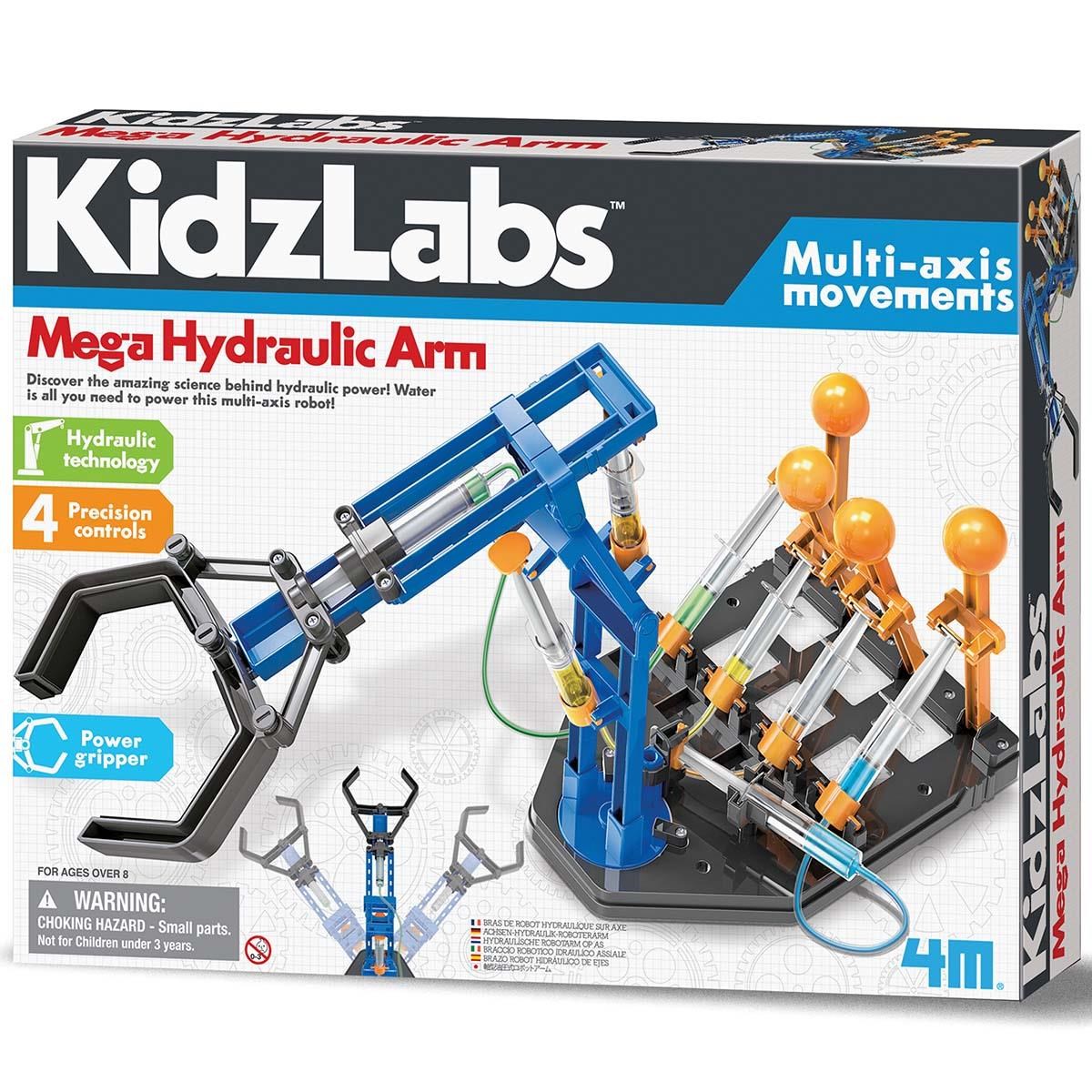 4M Kidzlabs / Mega Hydraulicarm - Interaktives Spielzeug Ardunio Und Aehnliche