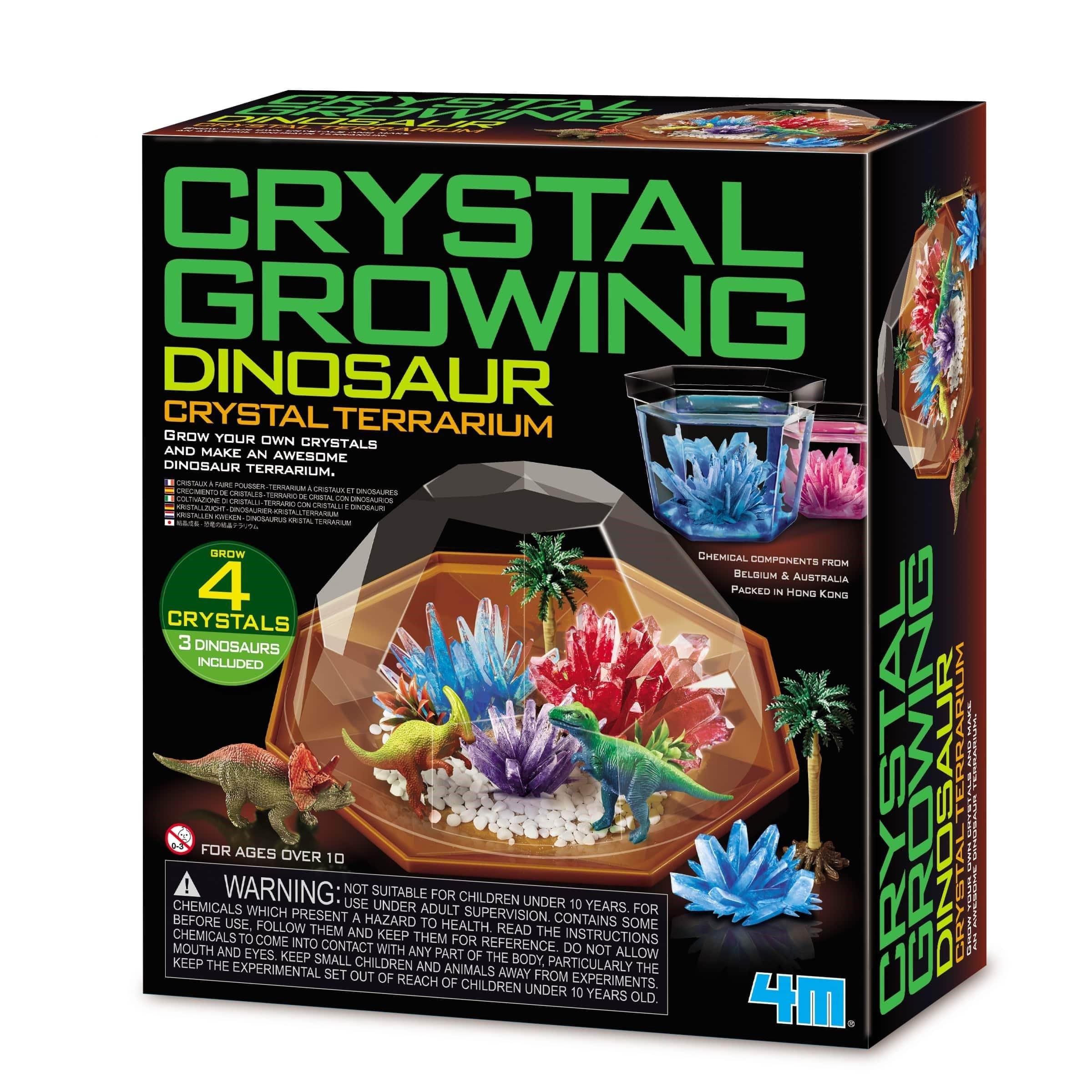 4M Crystal Growing / Dinosaur Crystal Terrarium (EU) - Interaktives Spielzeug Ardunio Und Aehnliche