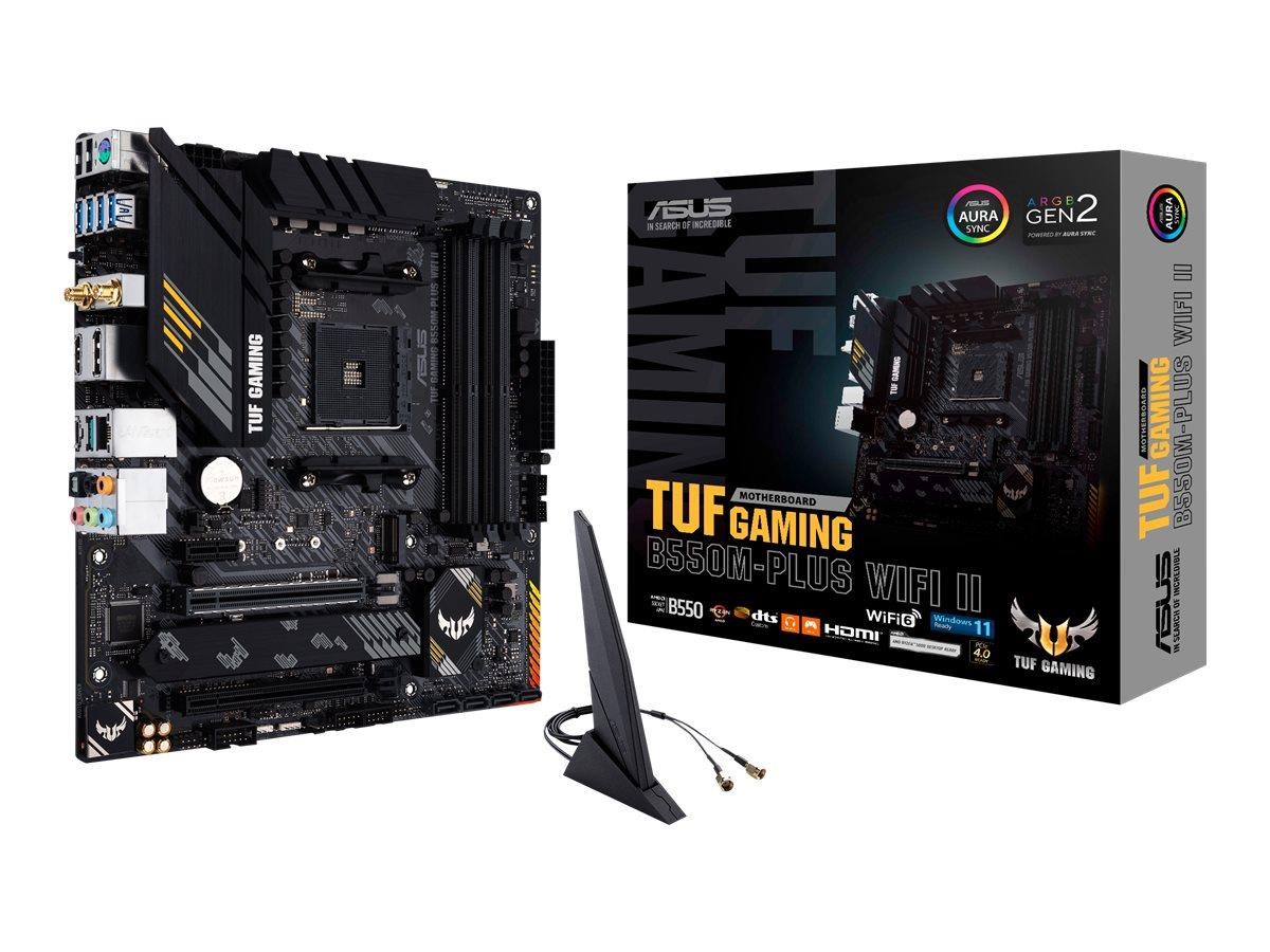 Asus Tuf Gaming B550m-plus Wifi II Mainboard - Amd B550 - Amd Am4 - Ddr4 Ram - Micro-atx 90mb19y0-m0eay0