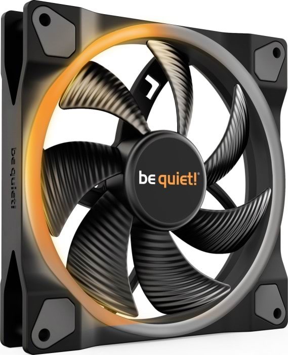 be Quiet! Light Wings 140mm Pwm - Gehäuselüfter - 140mm - Schwarz Mit Rgb Led - 23 Dba - Gehaeuseluefter Bl074