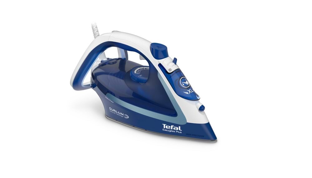 Tefal Dampfbügeleisen Easygliss Plus Blue Steam Iron Fv5735e0 - Buegeln