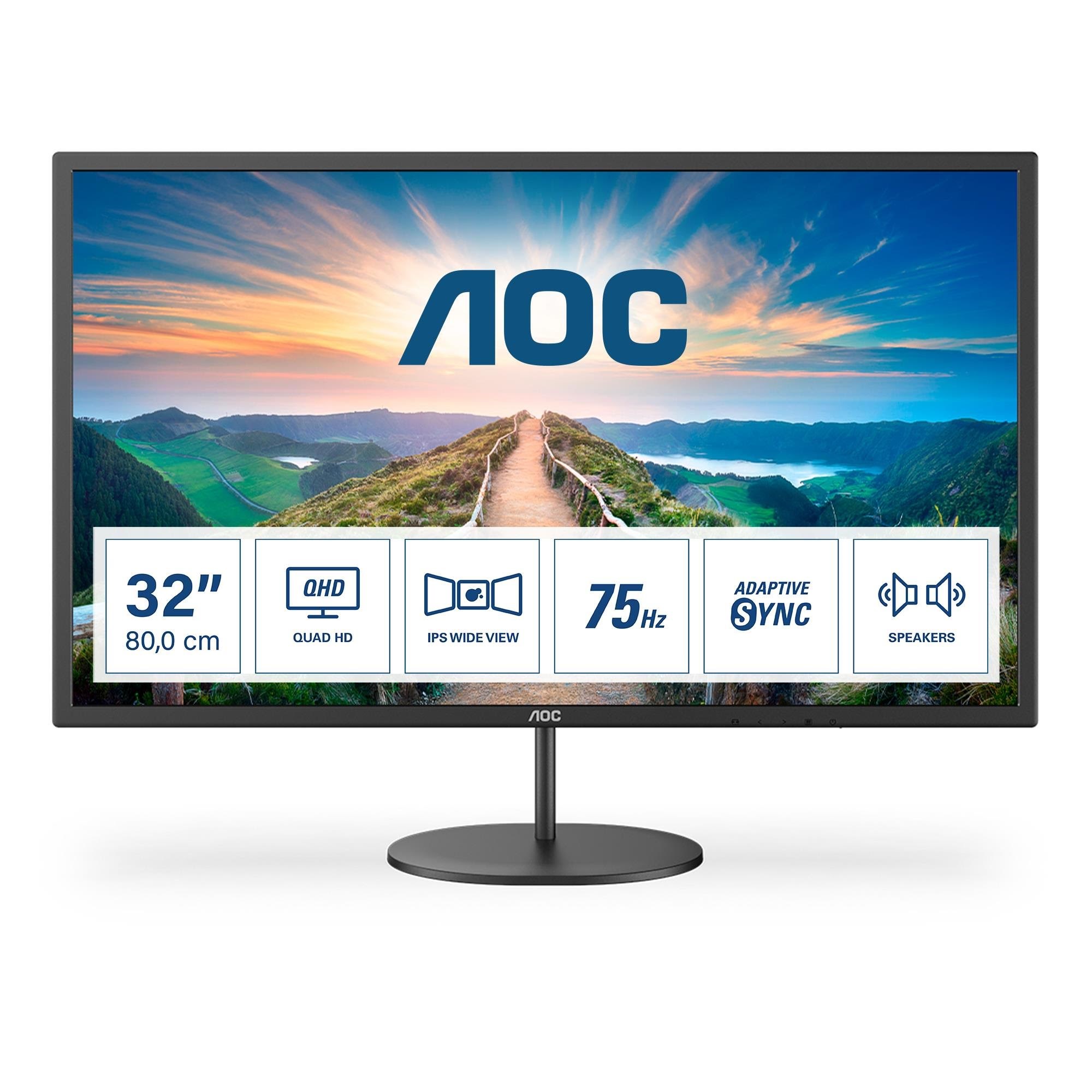 32" Aoc Q32v4 - 2560x1440 (Qhd) - 75hz - Ips - Bildschirm
