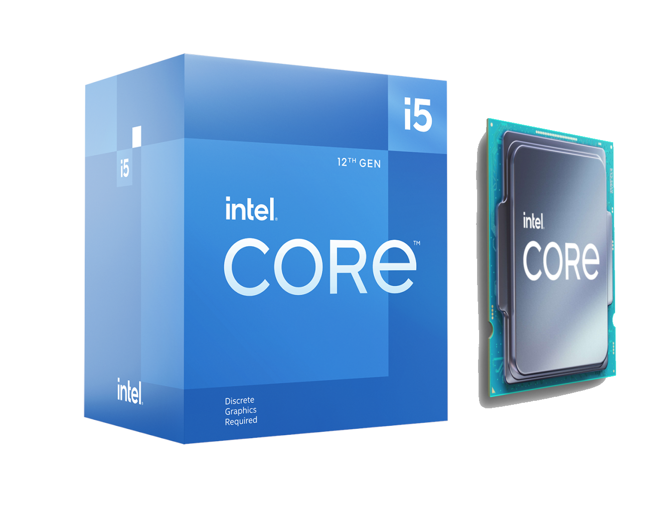 Intel Core I5-12400f Alder Lake Cpu - 6 Kerne - 2.5 Ghz - Intel Lga1700 - Intel Boxed (Mit Kühler) Bx8071512400f