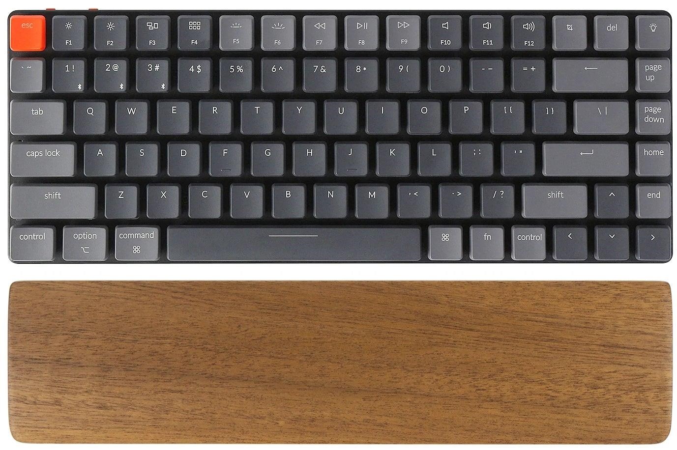Keychron Walnut Wood Palmrest For K3 / K7 - Handgelenkstütze - Braun - Tastaturen