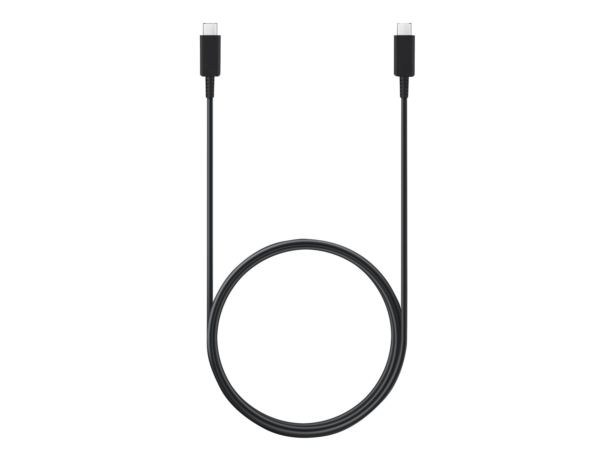 Samsung 1.8m Cable (5A) - Black - Usb Kabel Schwarz Ep-dx510jbegeu