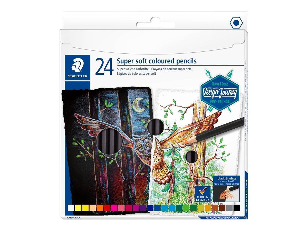 Staedtler Coloured Pencil Soft24pcs 100% Pefc - Utensilien Zum Schreiben Und Zeichnen Farbstift 149c C24