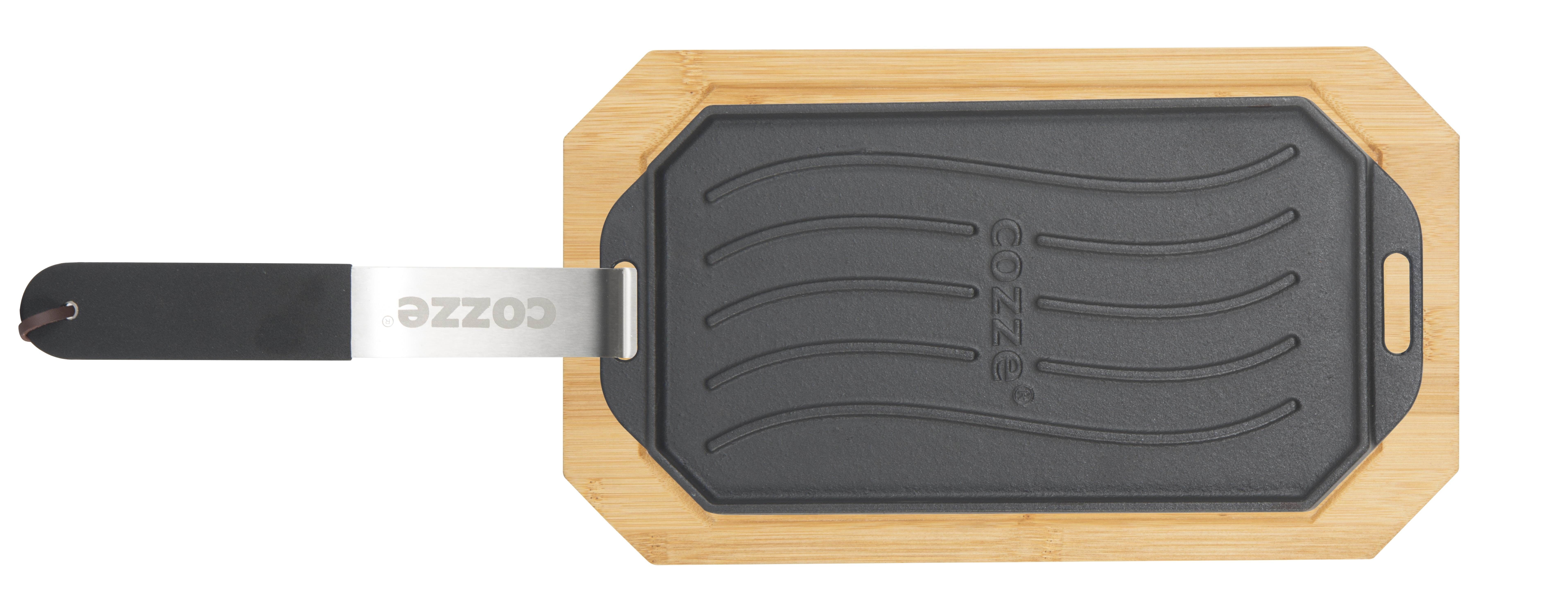 Cozze Cozze Wendbare Gusseiserne Pfanne Mit Untersetzer 165 x 330 mm - Grill Und Zubehoer 90326