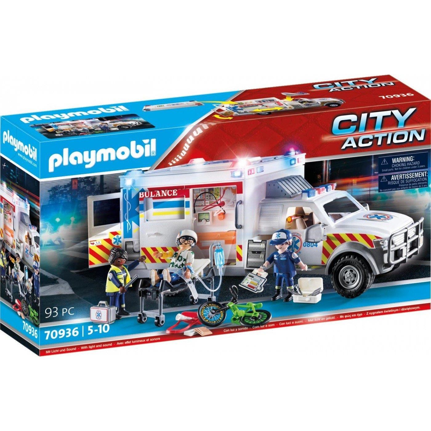 Playmobil City Action - Rettungs-fahrzeug: US Ambulance