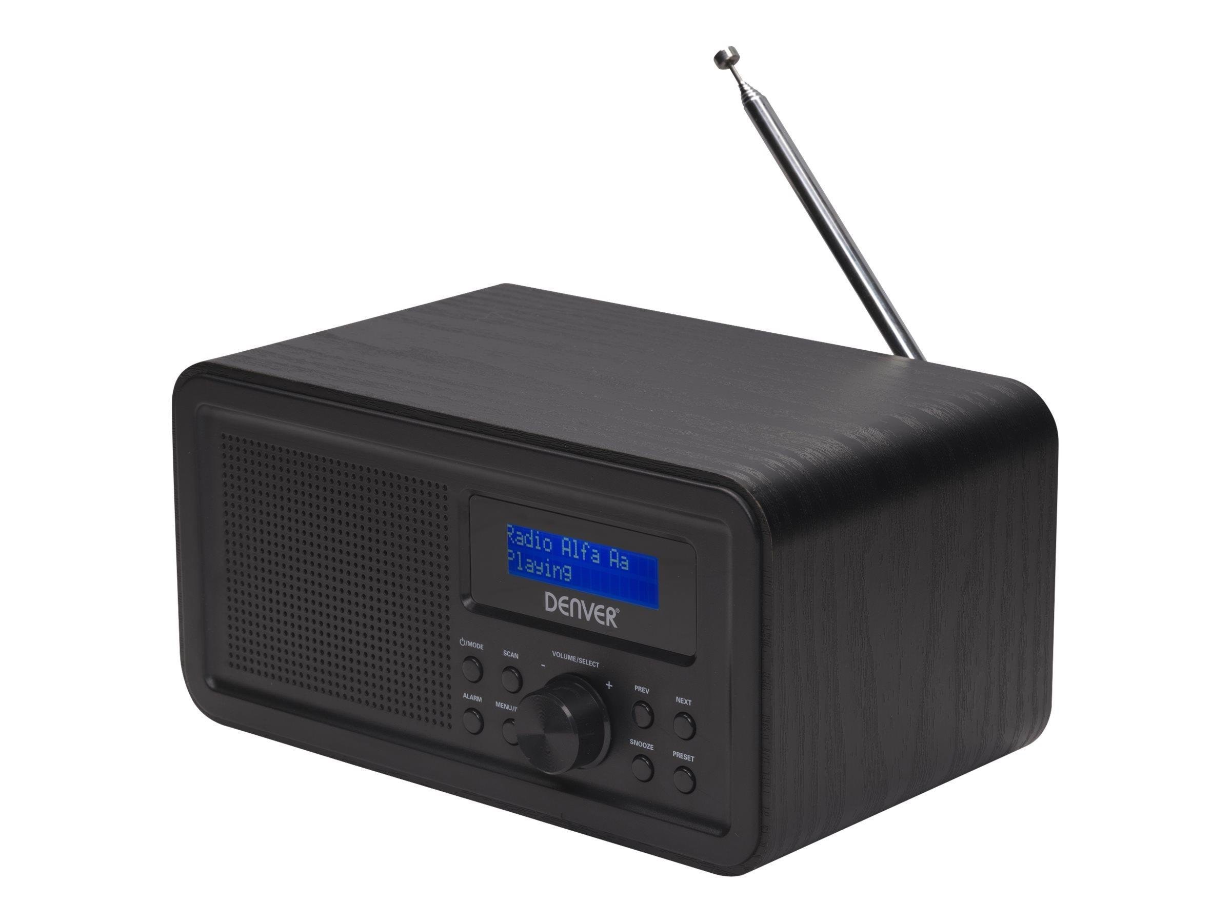 Denver Dab-30 - Dab Portable Radio - Dab/dab+/FM - Dab Netzwerk Und Radiowecker