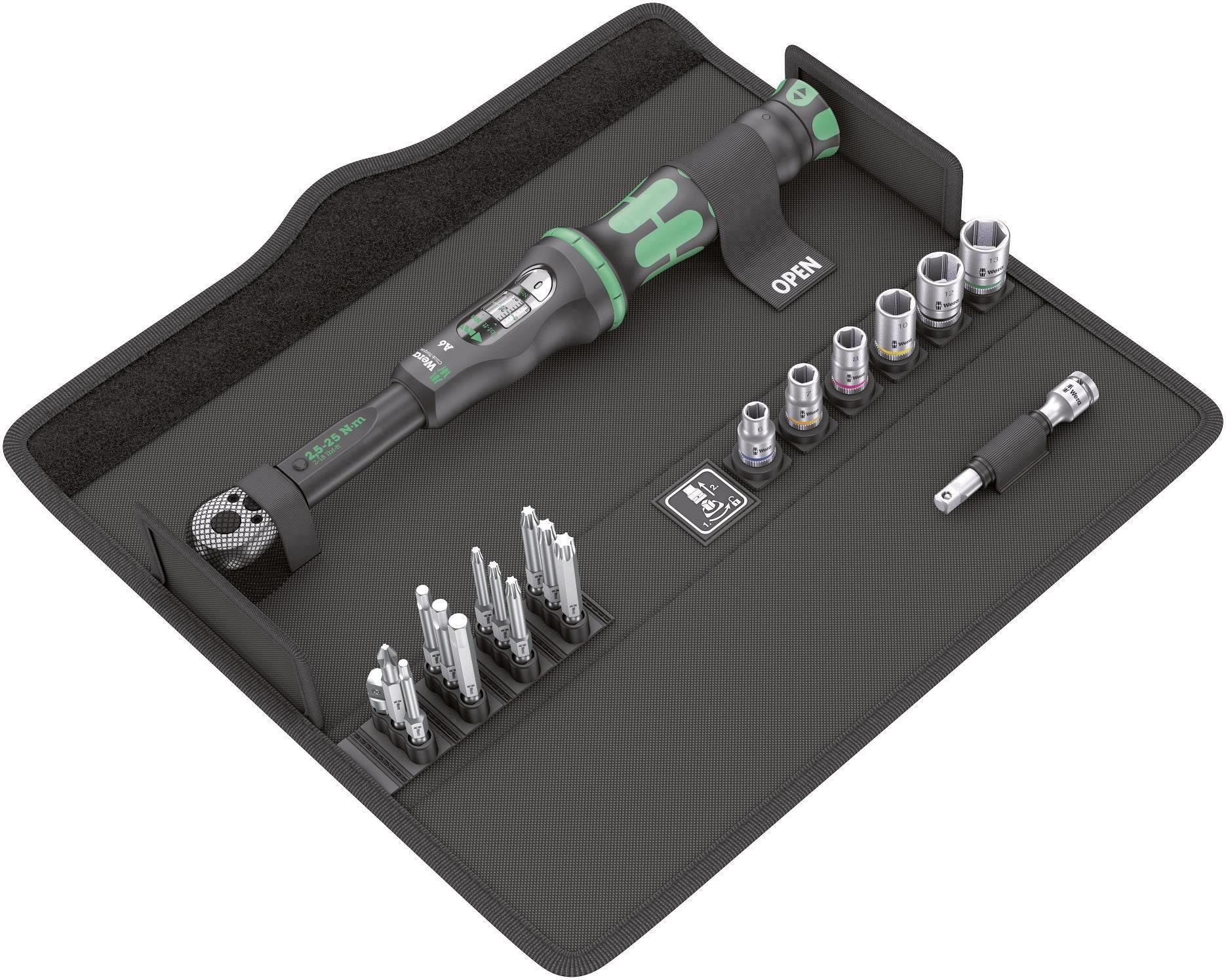 Wera Click-torque A 6 Set 1 2.5-25 Nm 20 Pieces - Haus Garten 05130110001