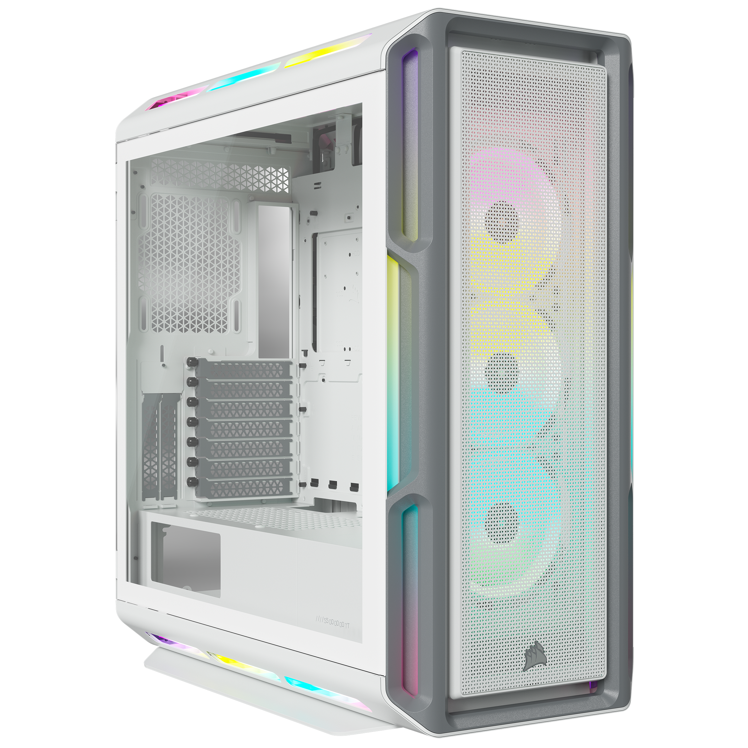 Corsair Icue 5000t Rgb - White - Gehäuse - Miditower - Weiß - Gehaeuse Cc-9011231-ww