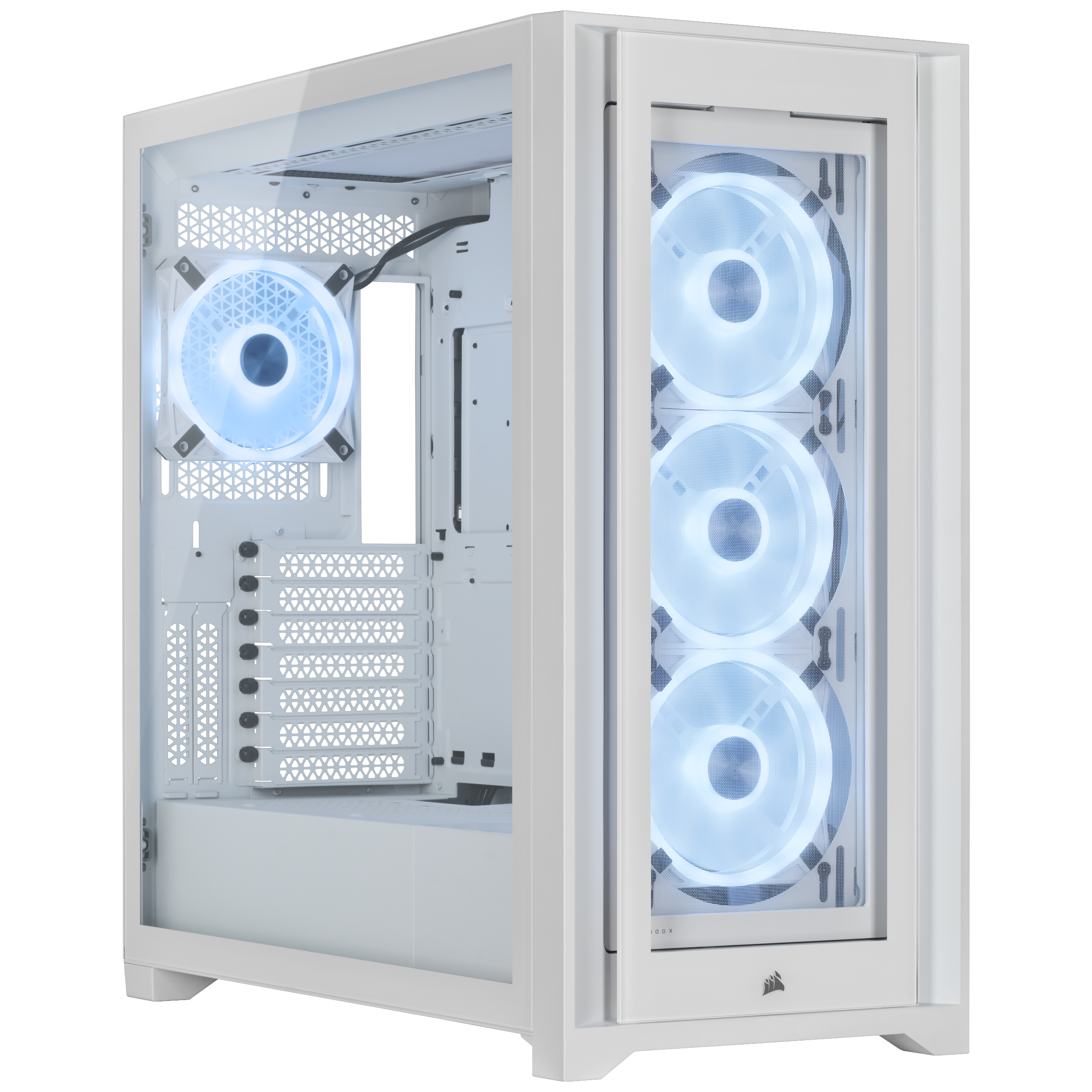Corsair Icue 5000x Rgb QL Edition - White - Gehäuse - Miditower - Weiß - Gehaeuse