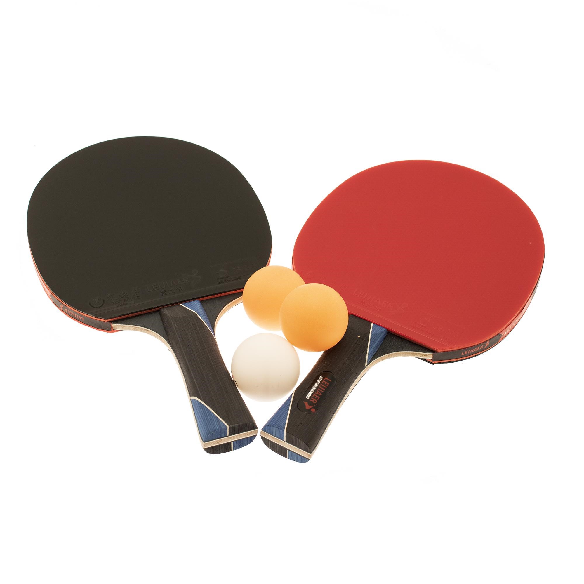 Nordic Games Table Tennis Paddle Set Pro With 2 Rackets And 3 Balls - Fussball Und Ballspiele 809-031
