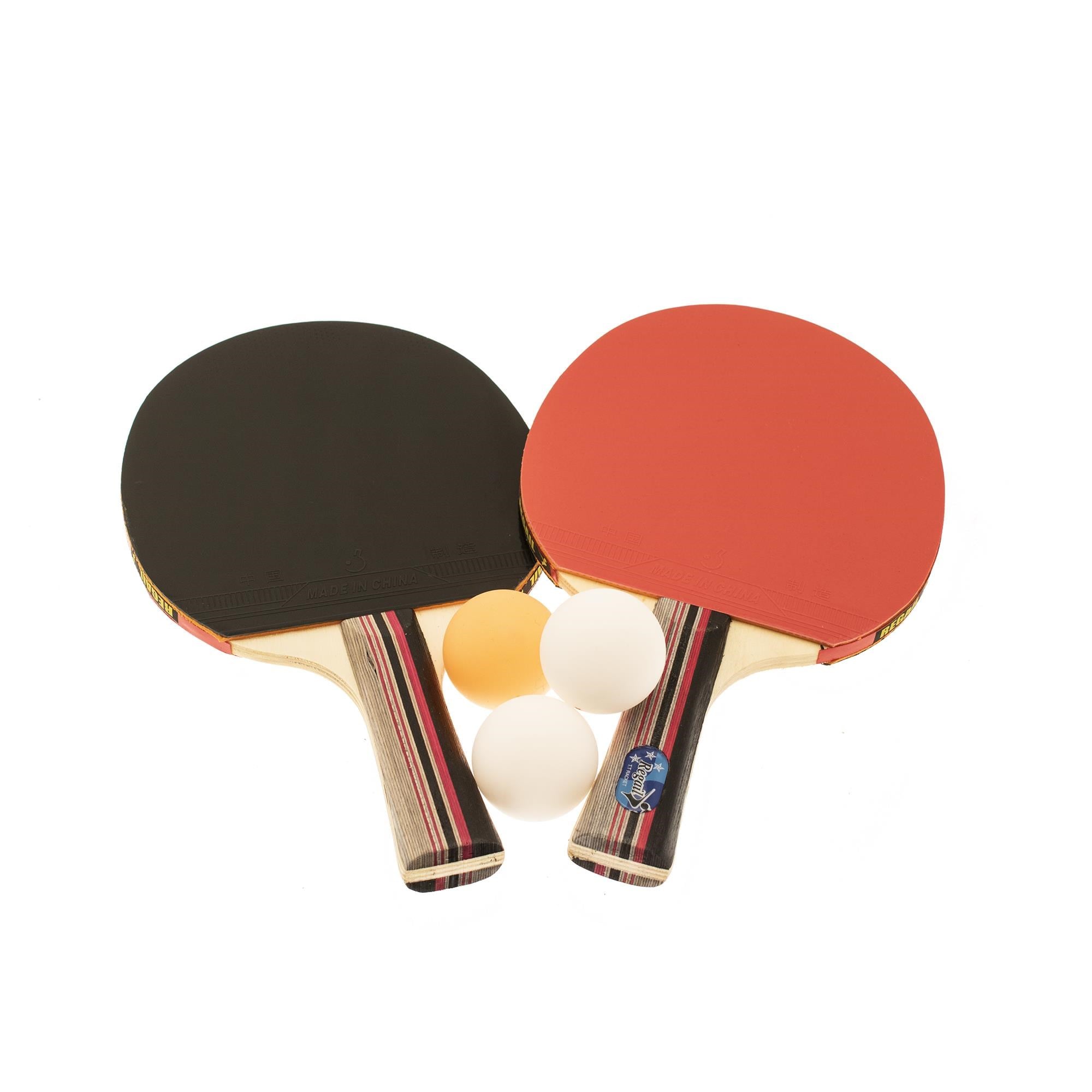Nordic Games Table Tennis Paddle Set of 2 Rackets And 3 Balls - Fussball Und Ballspiele
