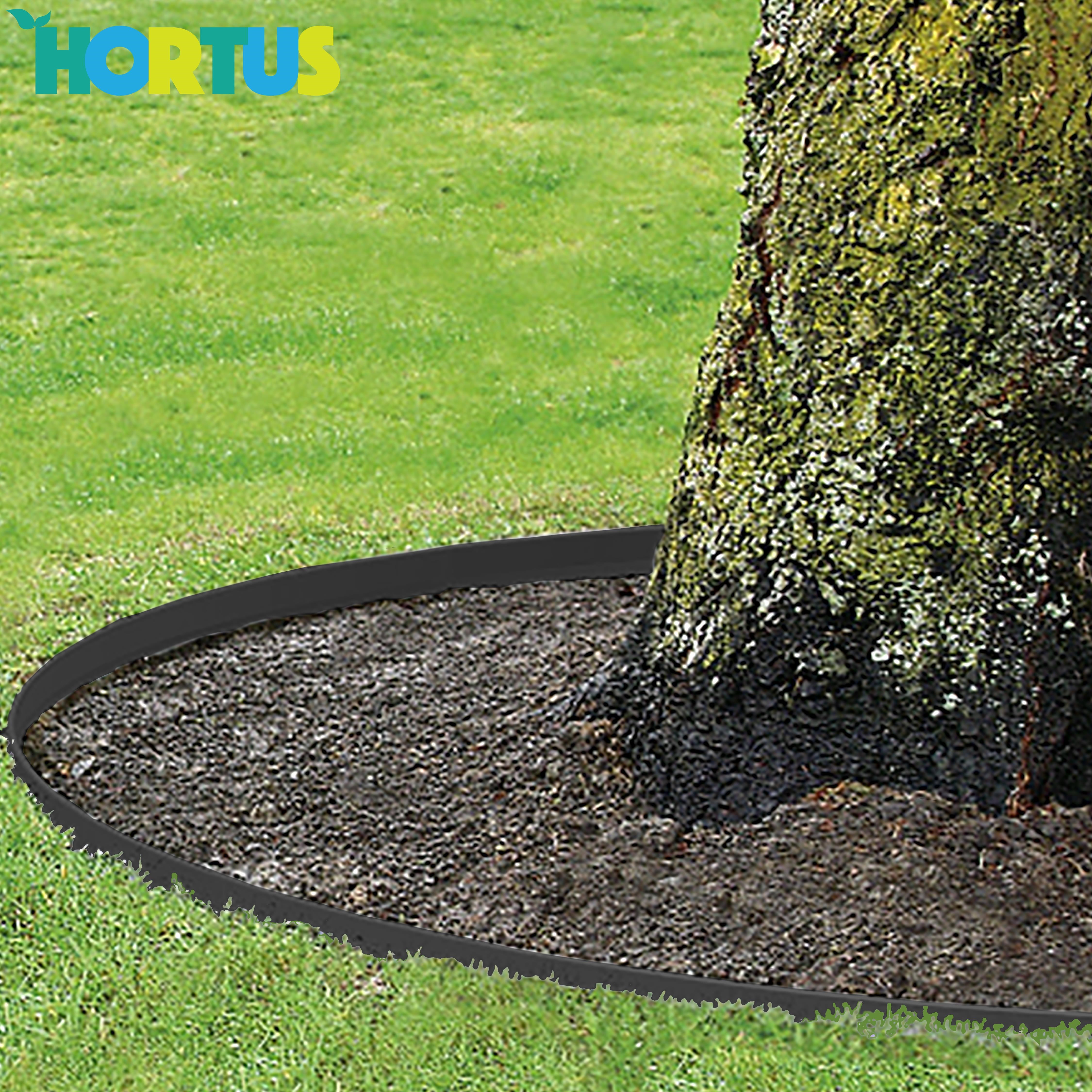 Hortus Metal Lawn Edging in Black - Gartengeraete 210-531