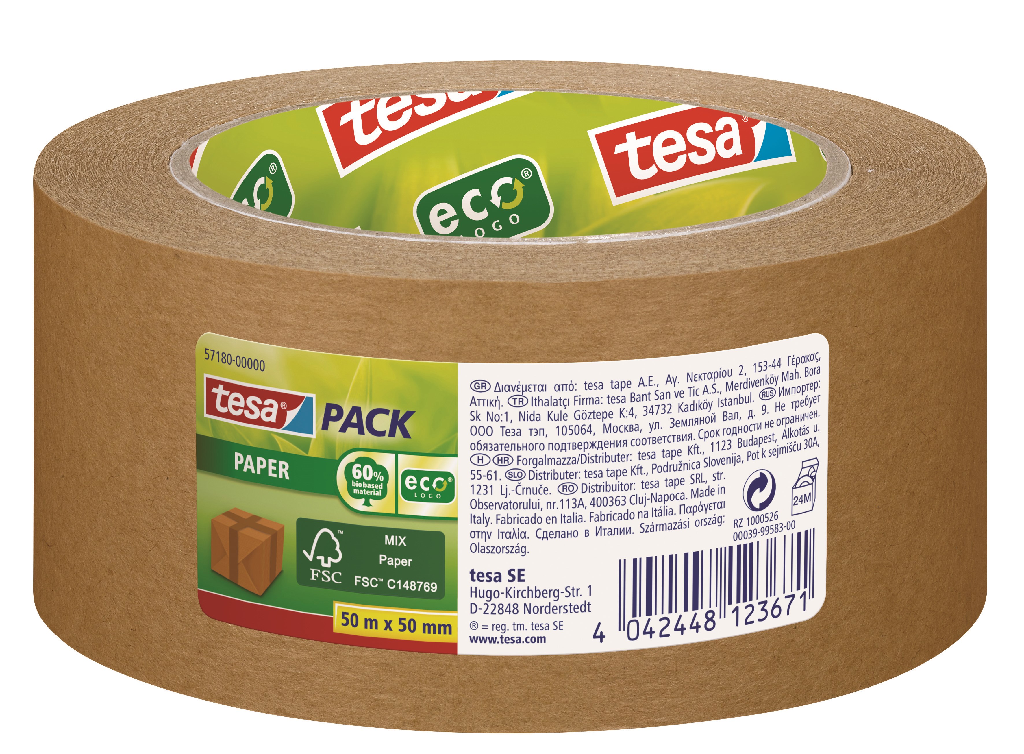Tesa Packaging Tape Paper - Klebeband Und Kleber