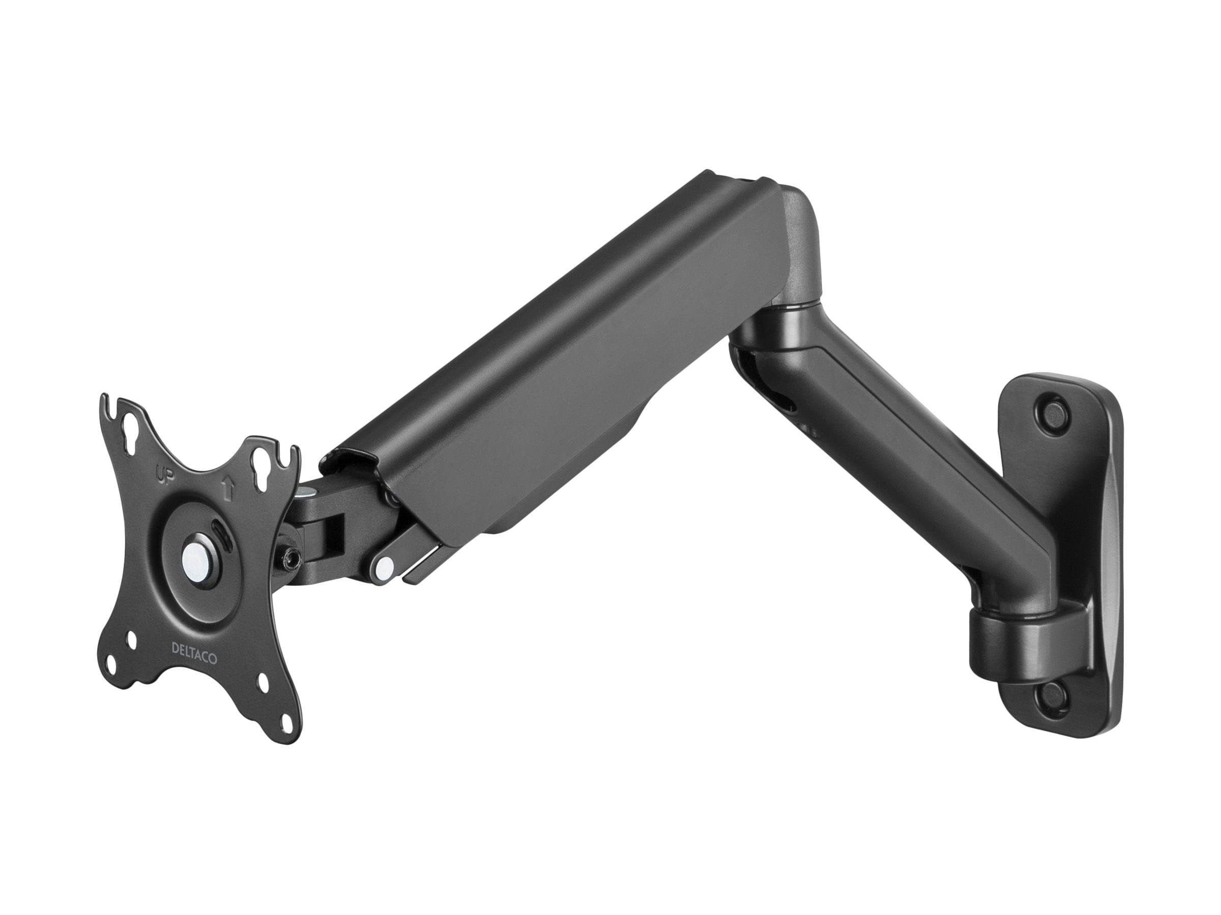Deltaco Single Wall Gas Spring 32" - Monitorhalterung