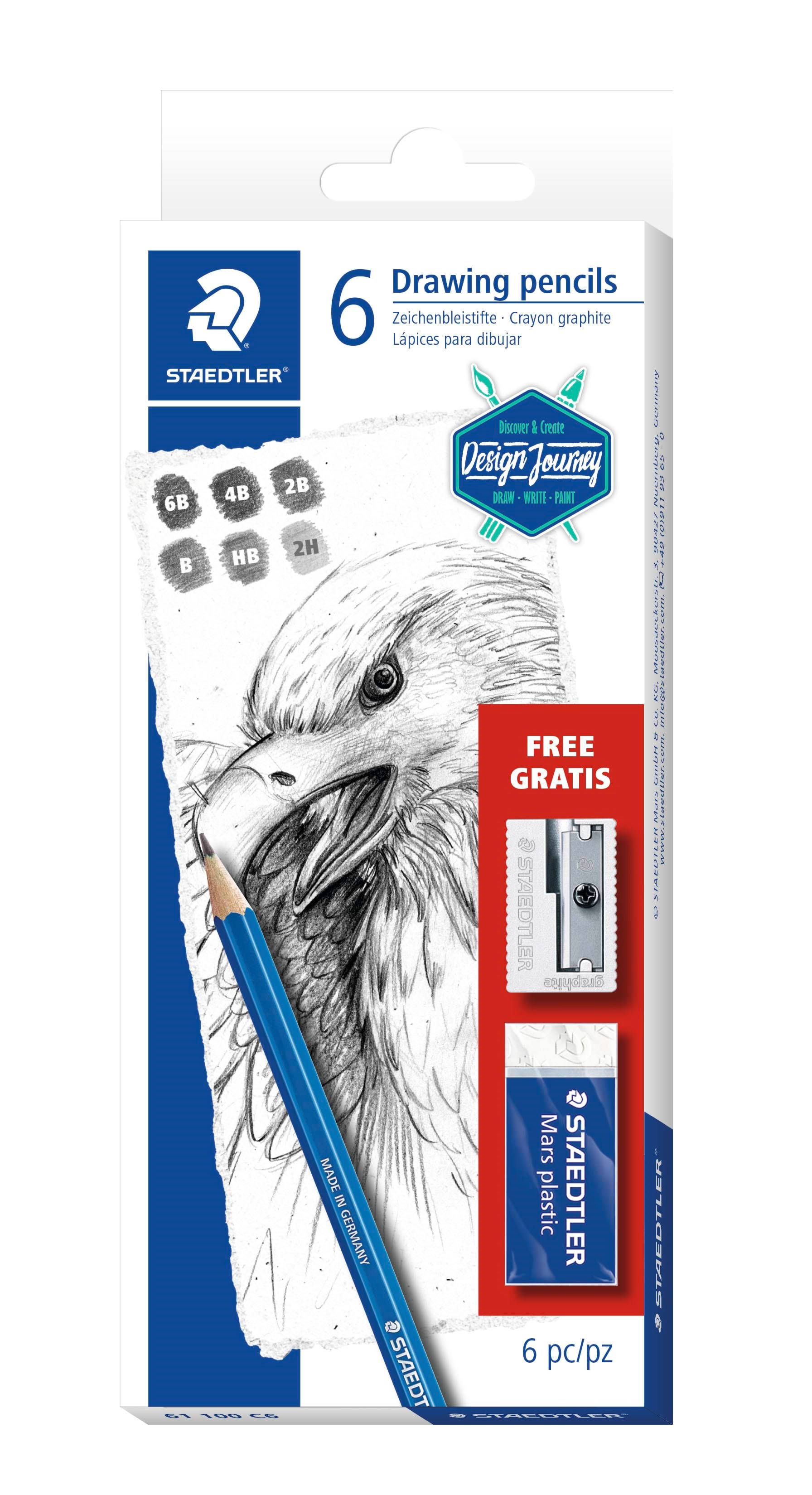Staedtler Pencil Lumograph Set 100% Pefc - Utensilien Zum Schreiben Und Zeichnen 61 100 C6