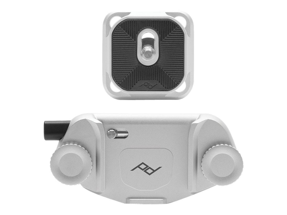 Peak Design Capture Camera Clip (v3) With Standard Plate - Silver - Foto Video Zubehoer Cp-s-3