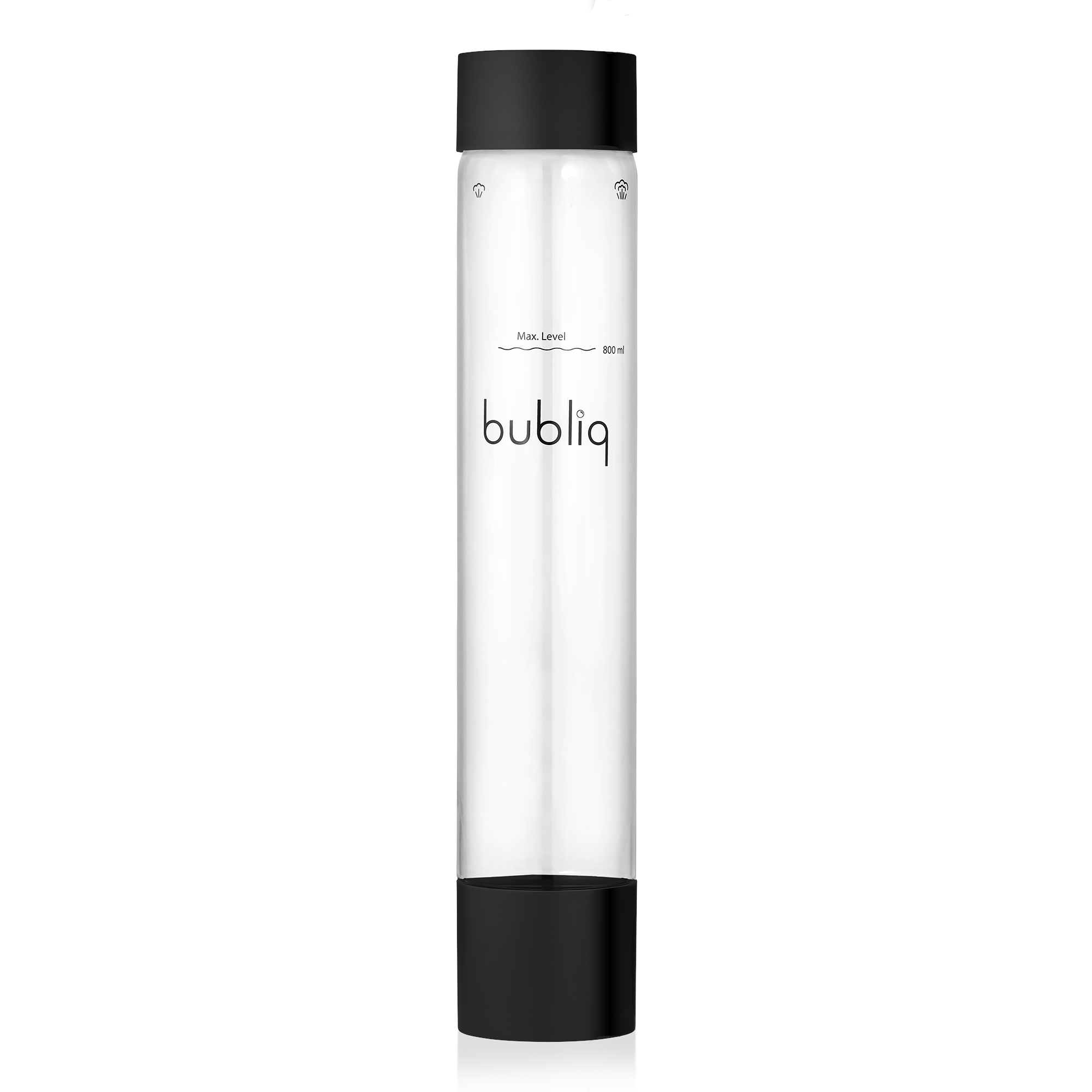 Bubliq Mattschwarz Flasche Für Bubliq Drink Carbonator - Soda Maschinen