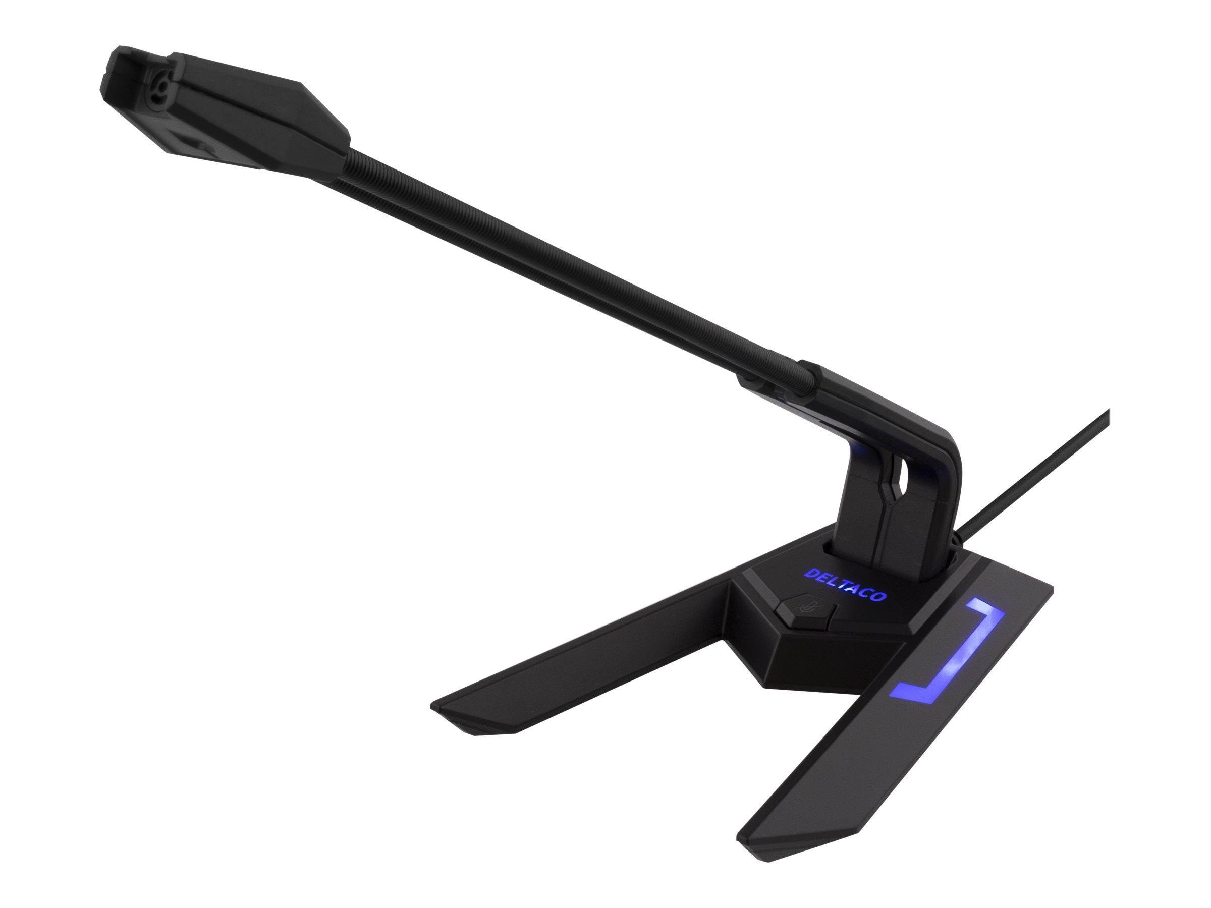 Deltaco Mf-104 Usb Desktop Microphone - Mikrofone