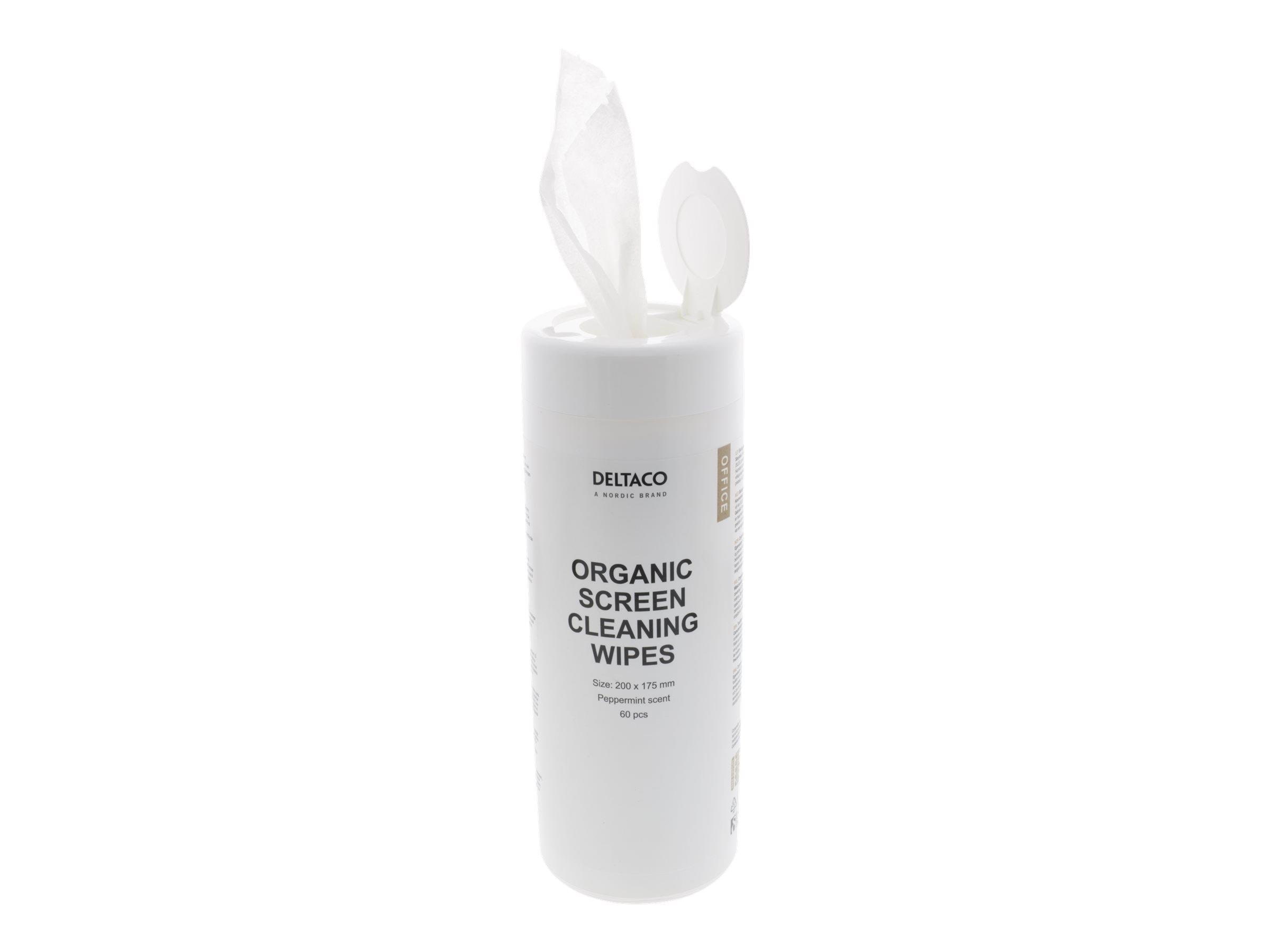 Deltaco Screen Cleaning Wipes 60 Pcs - Handys Anderes Zubehoer