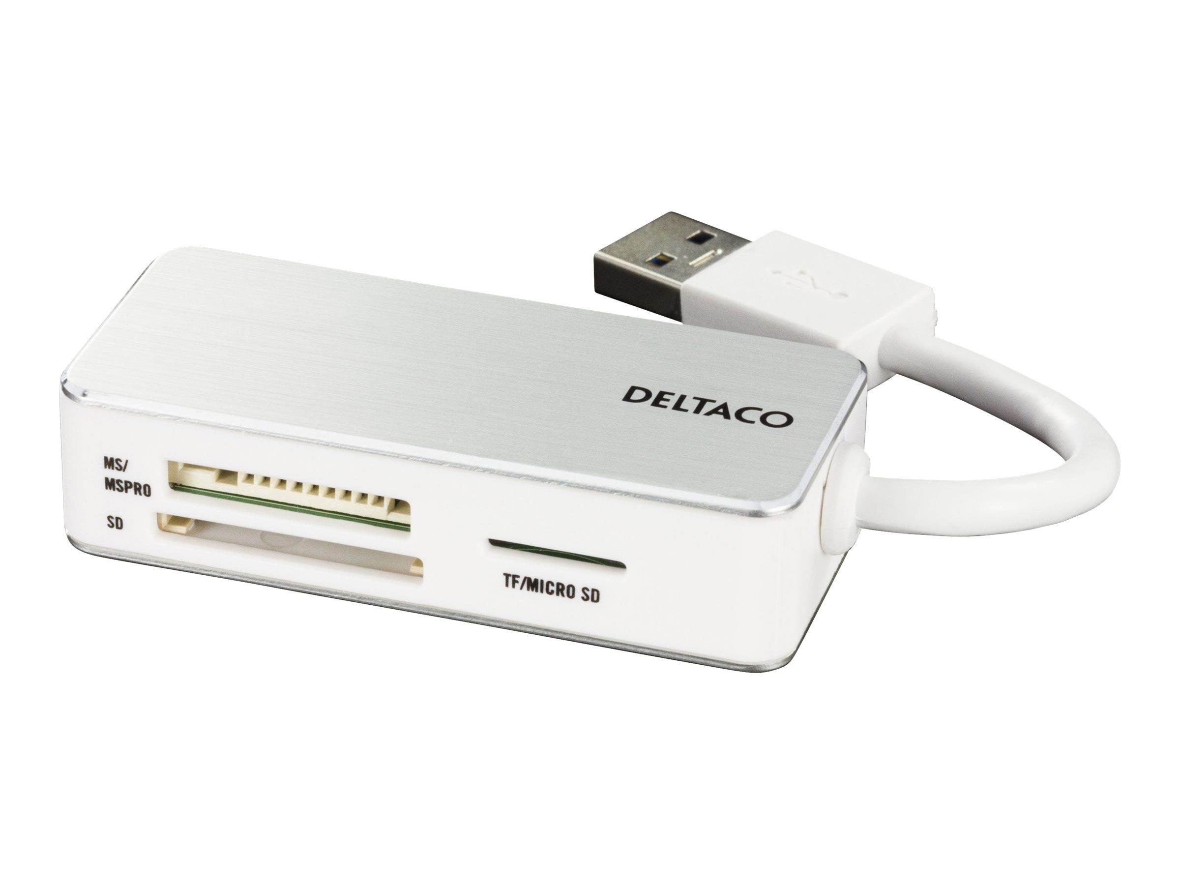 Deltaco Ucr-147 - Card Reader (MS Pro MS Pro Duo Transflash Sdhc Microsdhc) Usb 3.0 - Speicherkarten Lesegeraetadapter
