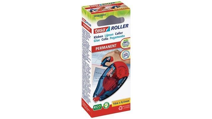 Tesa Roller Permanent Permanent Gluing Ecologo 14m x 8.4mm - Klebeband Und Kleber