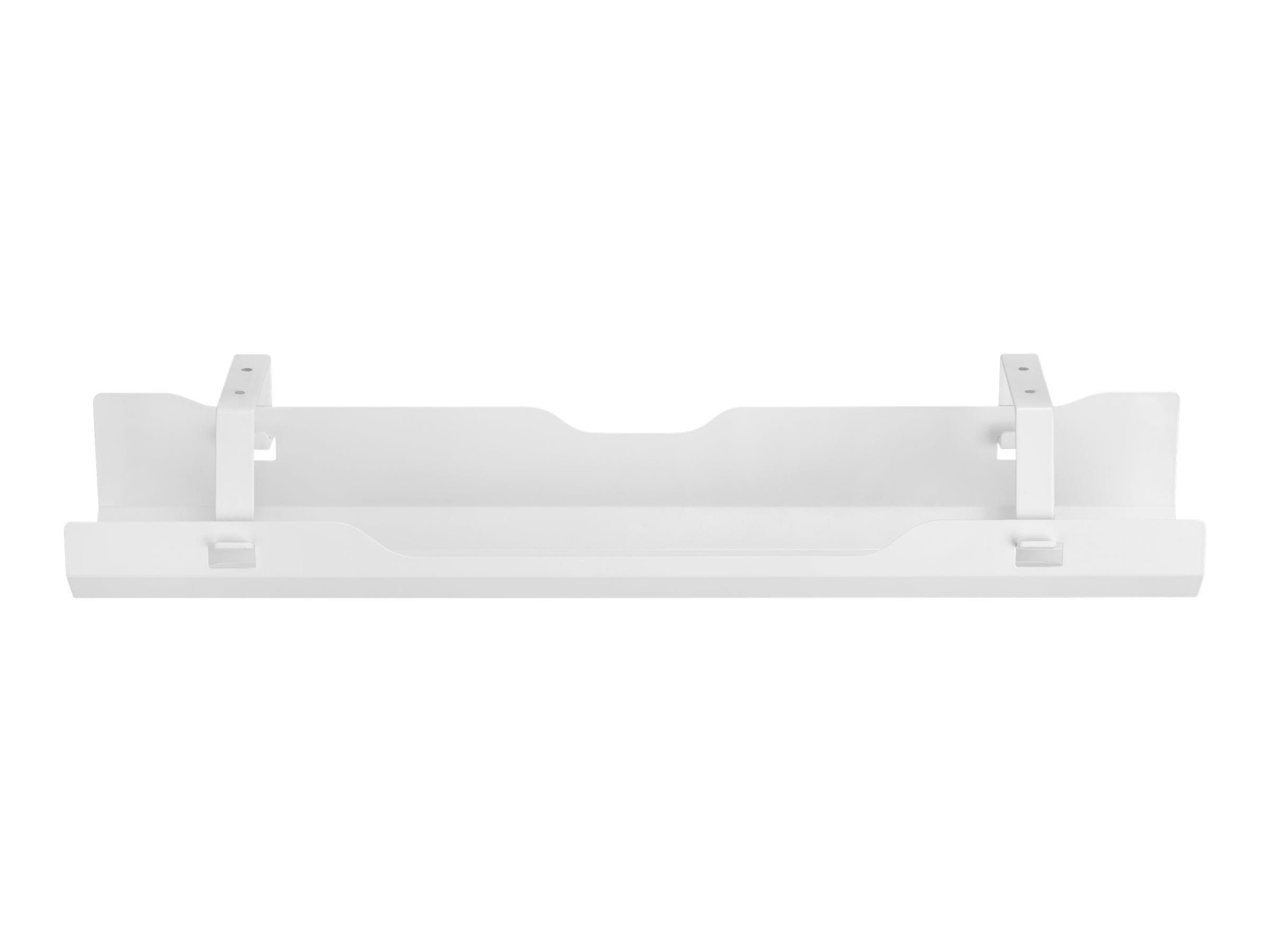 Deltaco Office Cable Management Tray - White - Kabelkanal Kabelschlauch Weiß Delo-0209