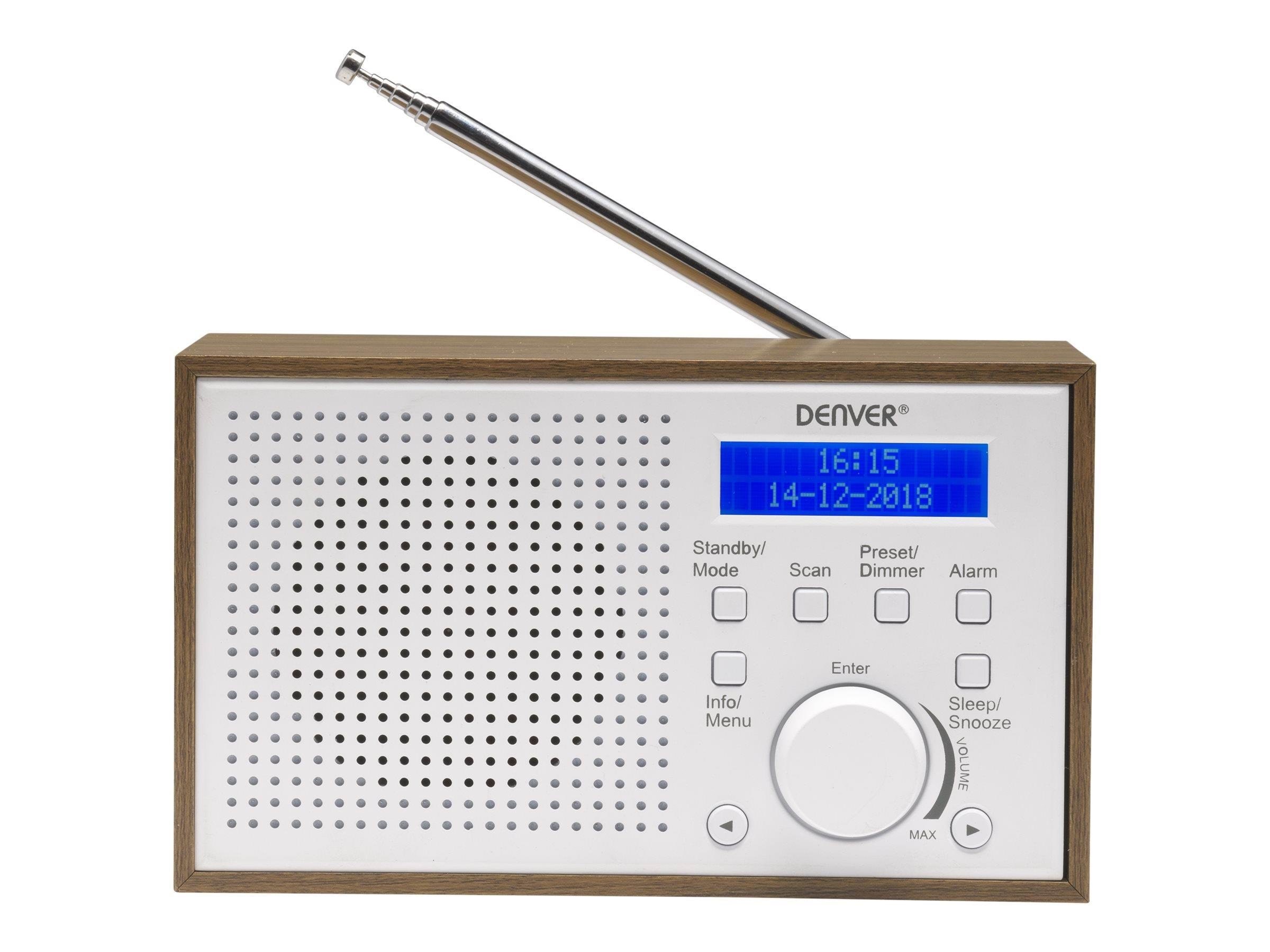 Denver Dab-46white - Dab/dab+/FM - Dab Netzwerk Und Radiowecker