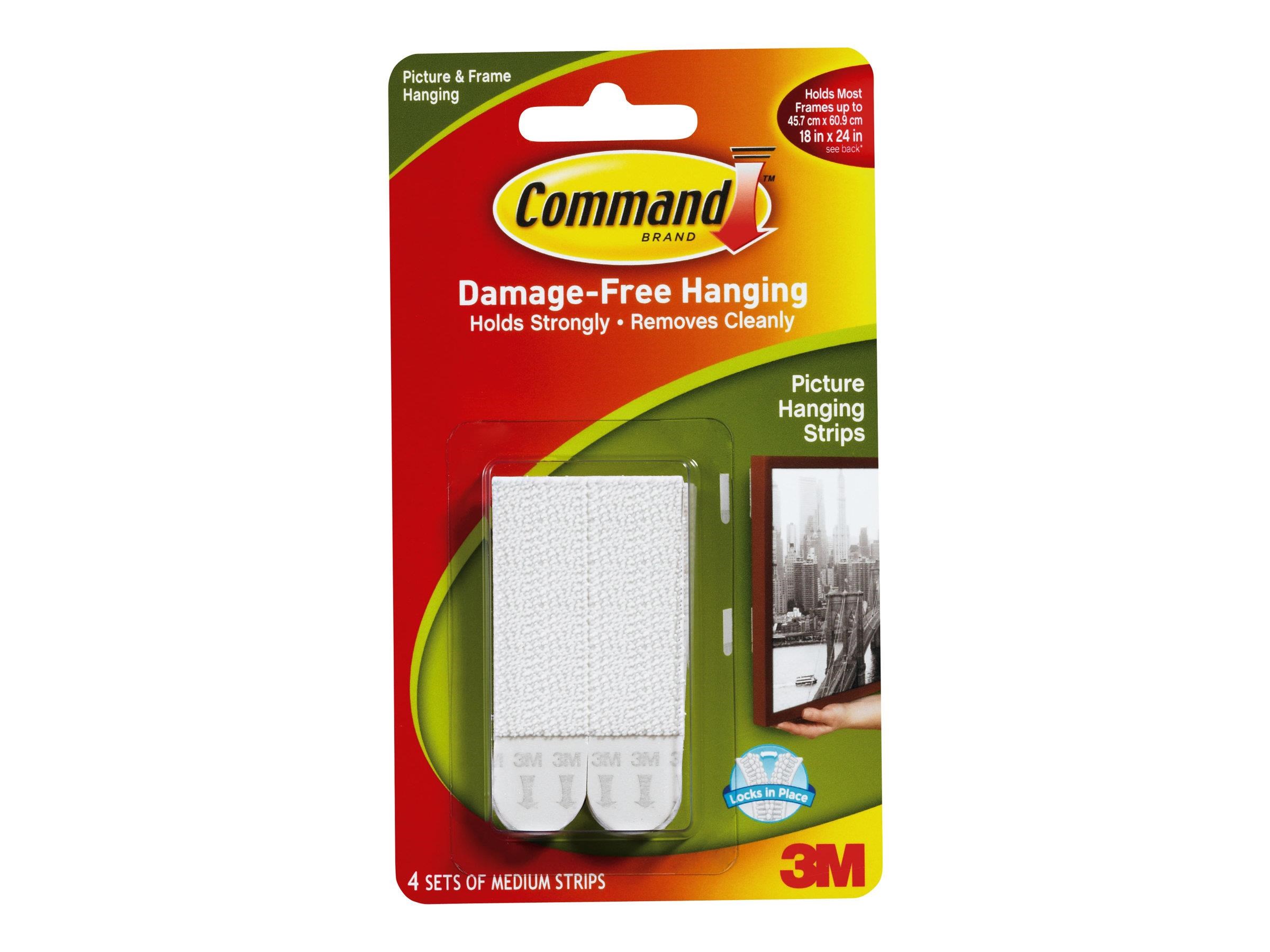 3M Command Medium Picture Hanging Strips 4-pack - Klebeband Und Kleber 17201